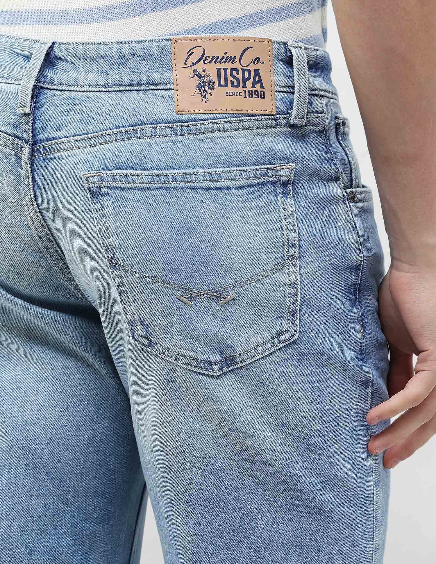 Connor Bootcut Fit Blue Jeans Light Blue - U.S. Polo Assn. India | Large