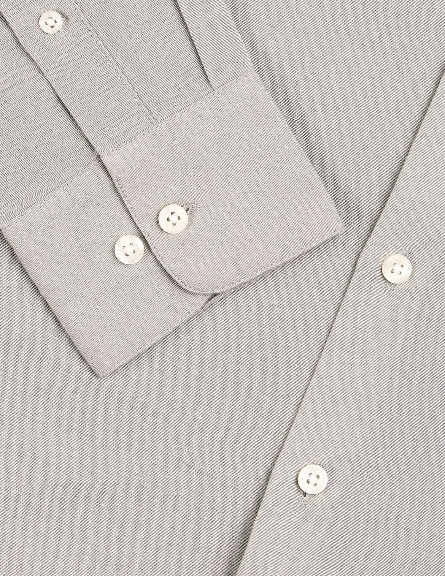 Pure Cotton Twill Shirt Light Grey - U.S. Polo Assn. India | Large