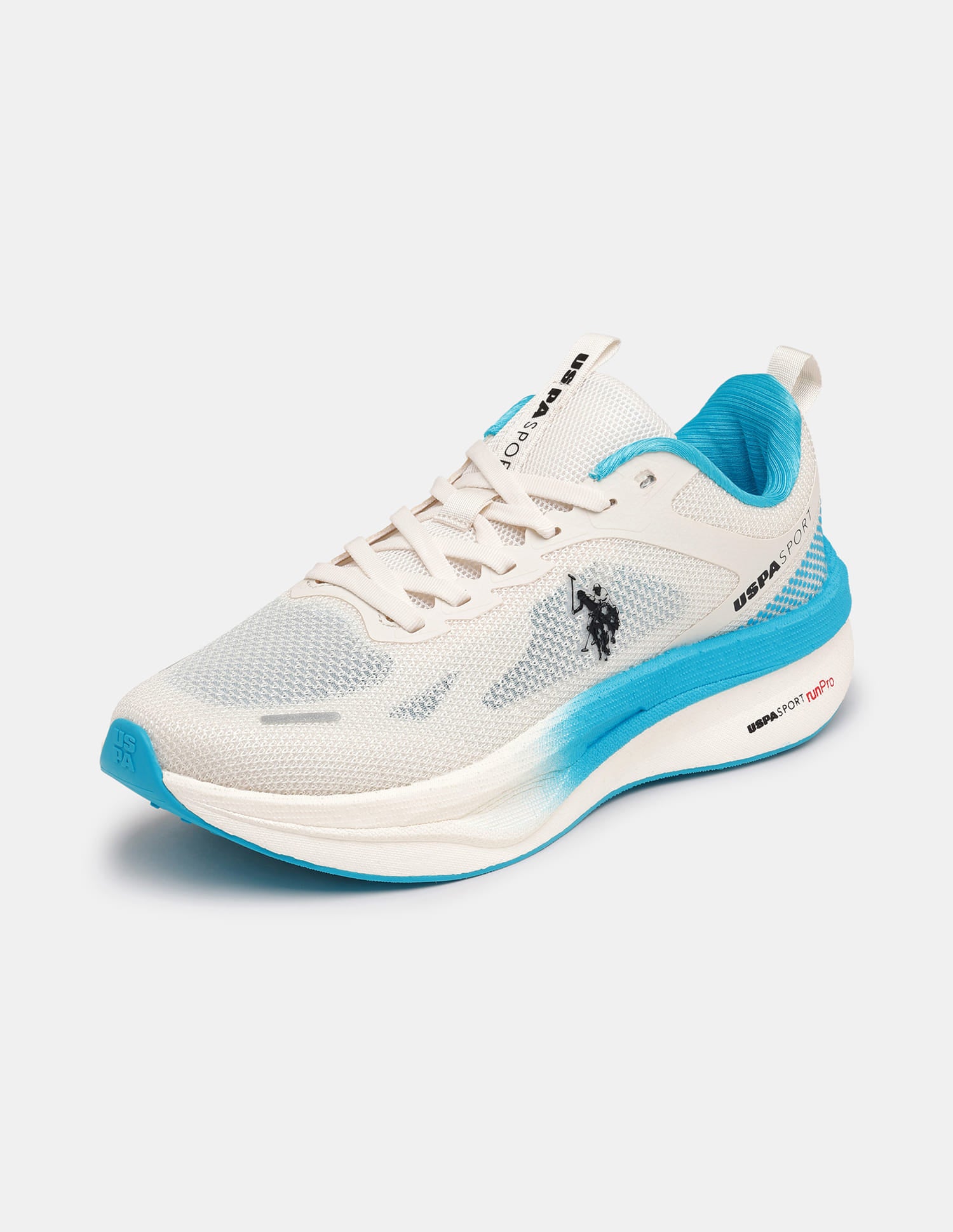 Men Werner USPA Sport Runpro Running Shoes Cream - U.S. Polo Assn. India | Large