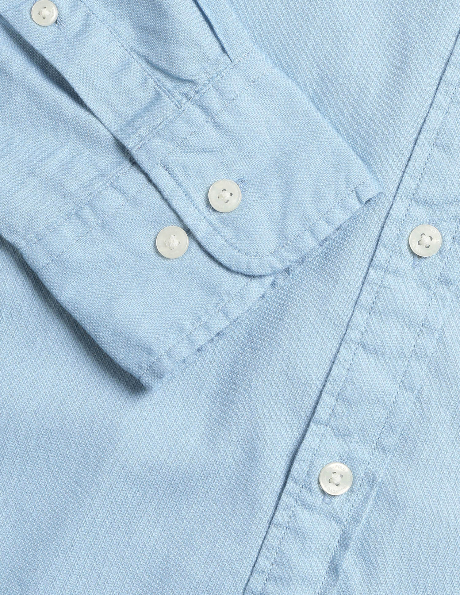 Solid Tailored Fit Shirt Blue - U.S. Polo Assn. India | Large