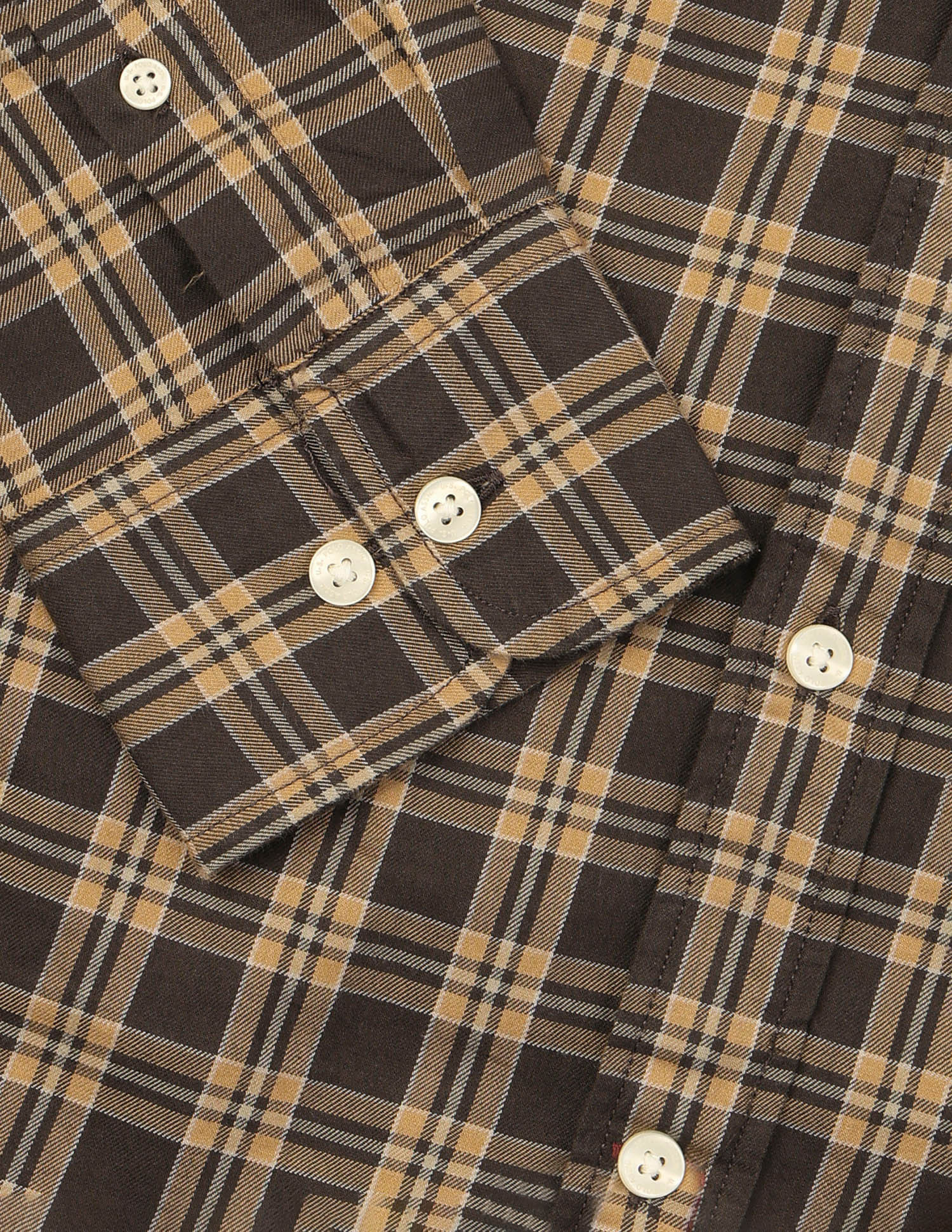 Twill Grid Tattersall Checked Shirt Brown - U.S. Polo Assn. India | Large