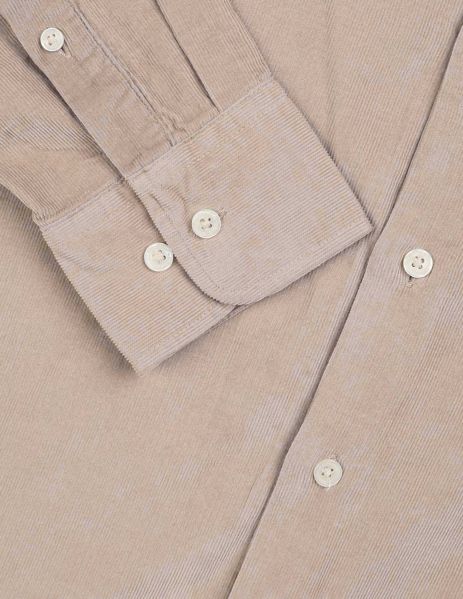 Corduroy Tailored Fit Shirt Beige - U.S. POLO ASSN. | Large