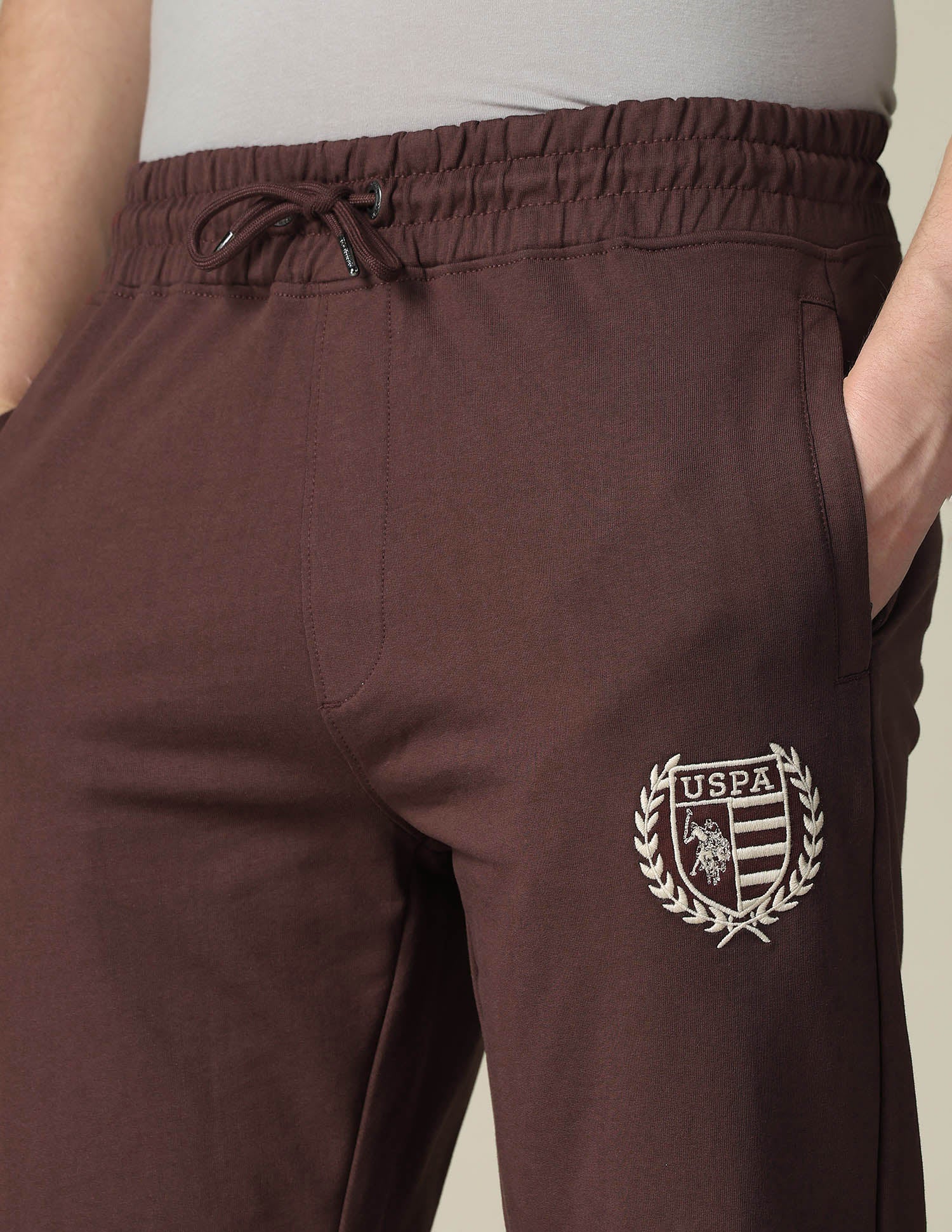 Mid Rise Regular Fit Track Pants Choco - U.S. POLO ASSN. | Large