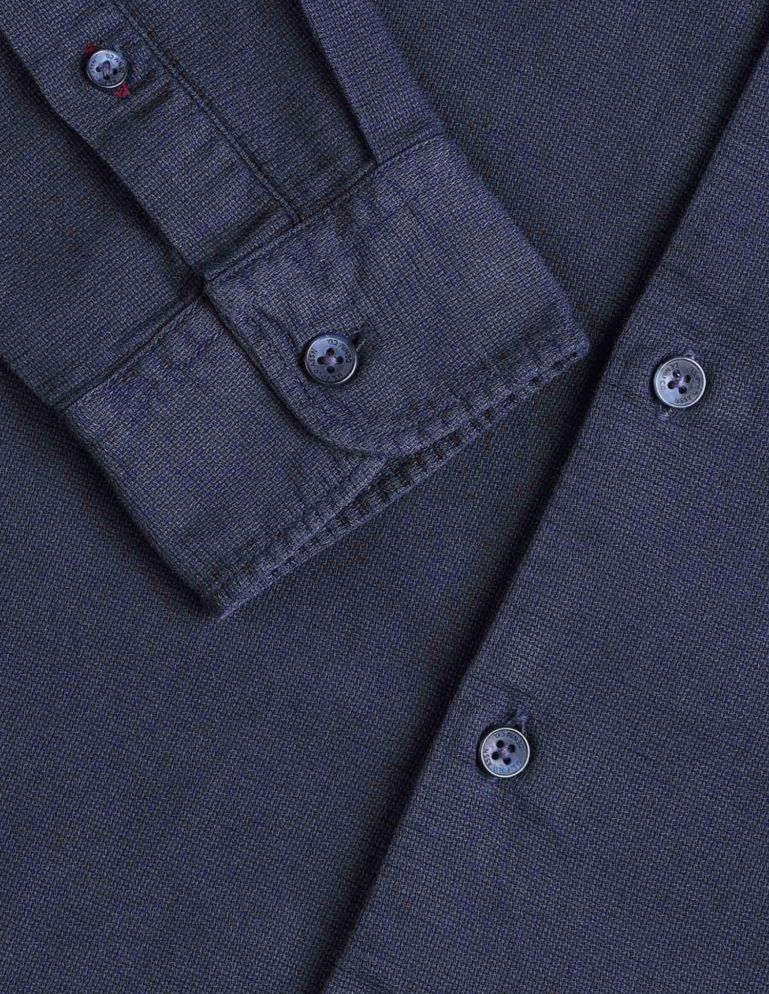 Pure Cotton Dobby Shirt Navy - U.S. Polo Assn. India | Large