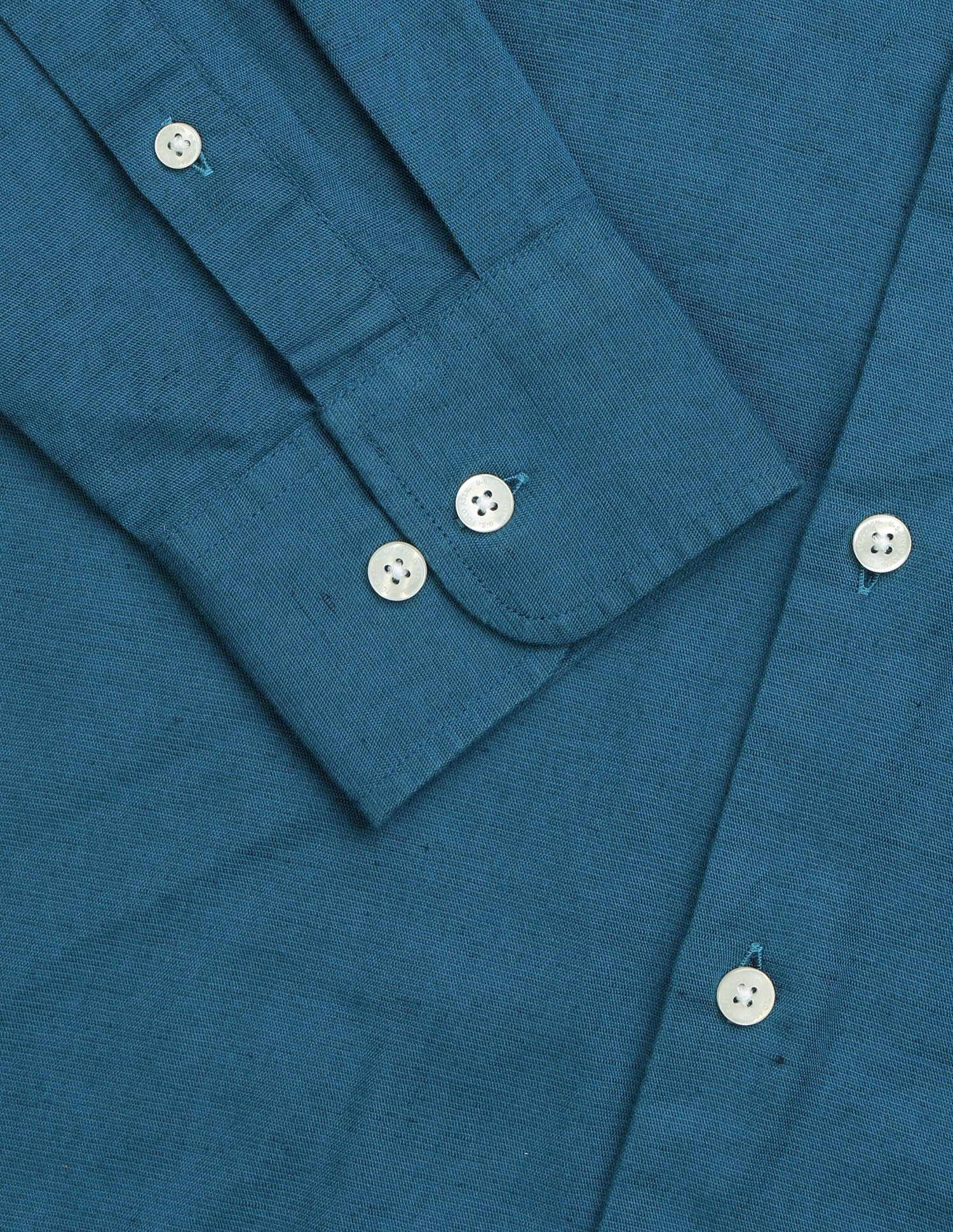 Solid Tailored Fit Shirt Teal - U.S. Polo Assn. India | Large