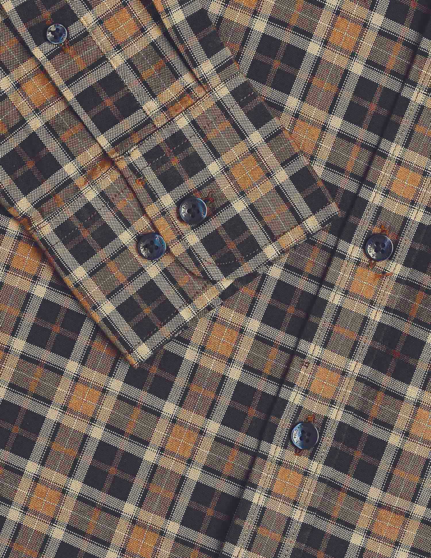 Plaid Checked Sotogrande Shirt Brown - U.S. Polo Assn. India | Large