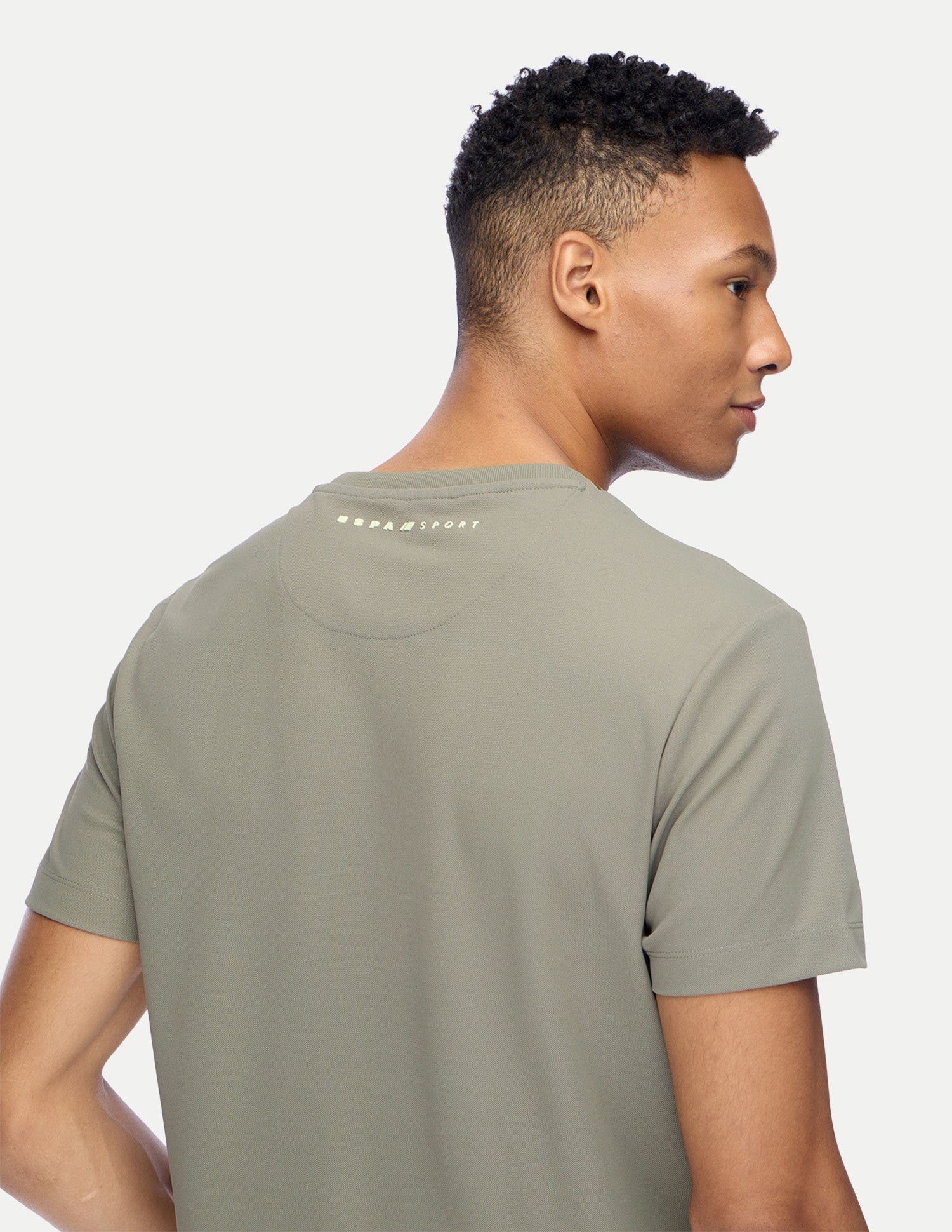 Solid Regular Fit Active T-Shirt Light Green - U.S. Polo Assn. India | Large