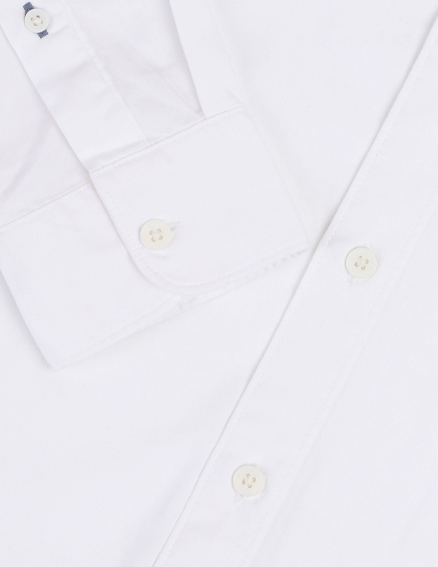 Regular Fit Twill Solid Shirt White - U.S. Polo Assn. India | Large
