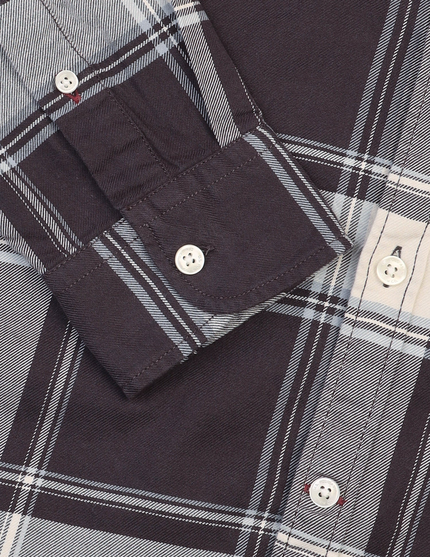 Twill Plaid Checked Shirt Dark Brown - U.S. Polo Assn. India | Large