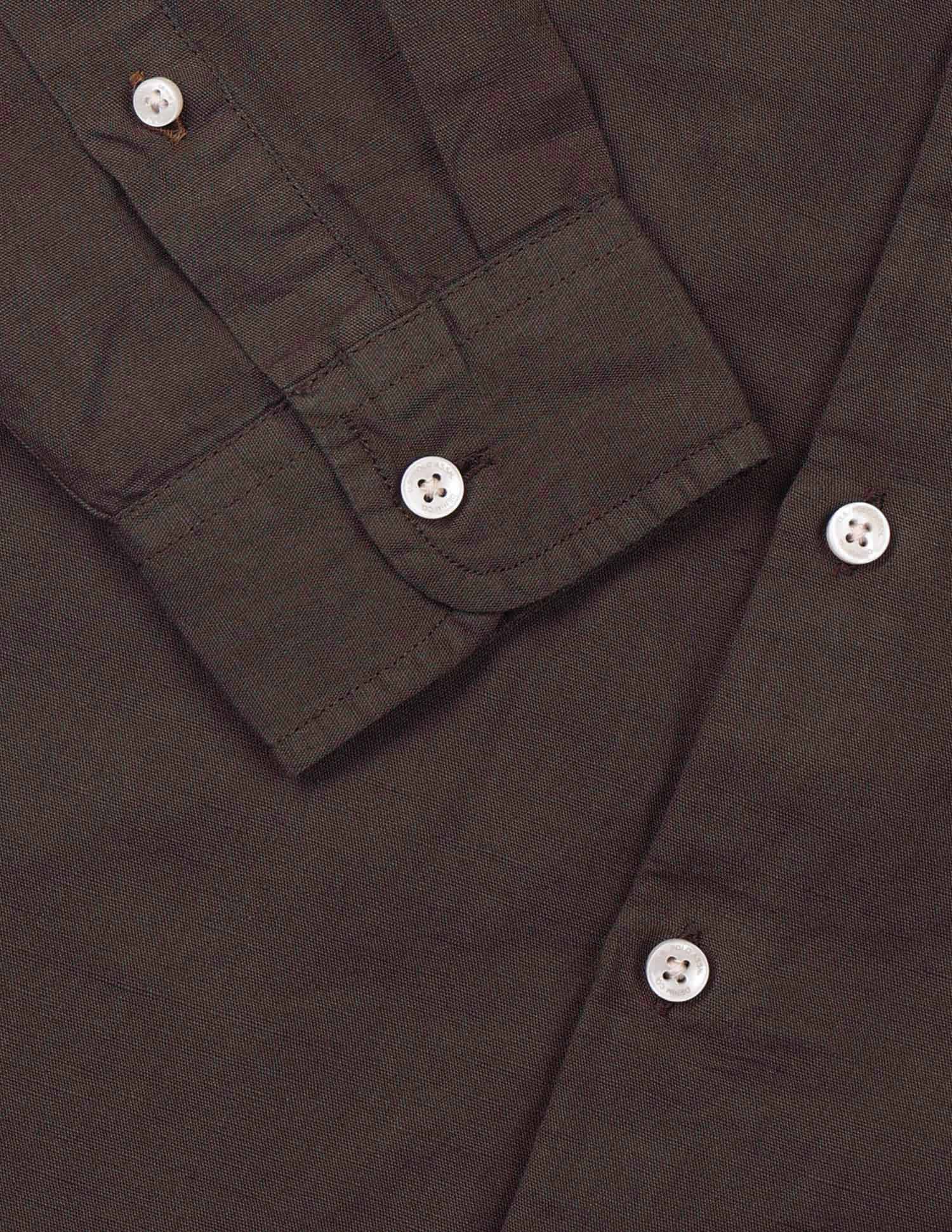 Solid Regular Fit Poplin Shirt Choco - U.S. Polo Assn. India | Large