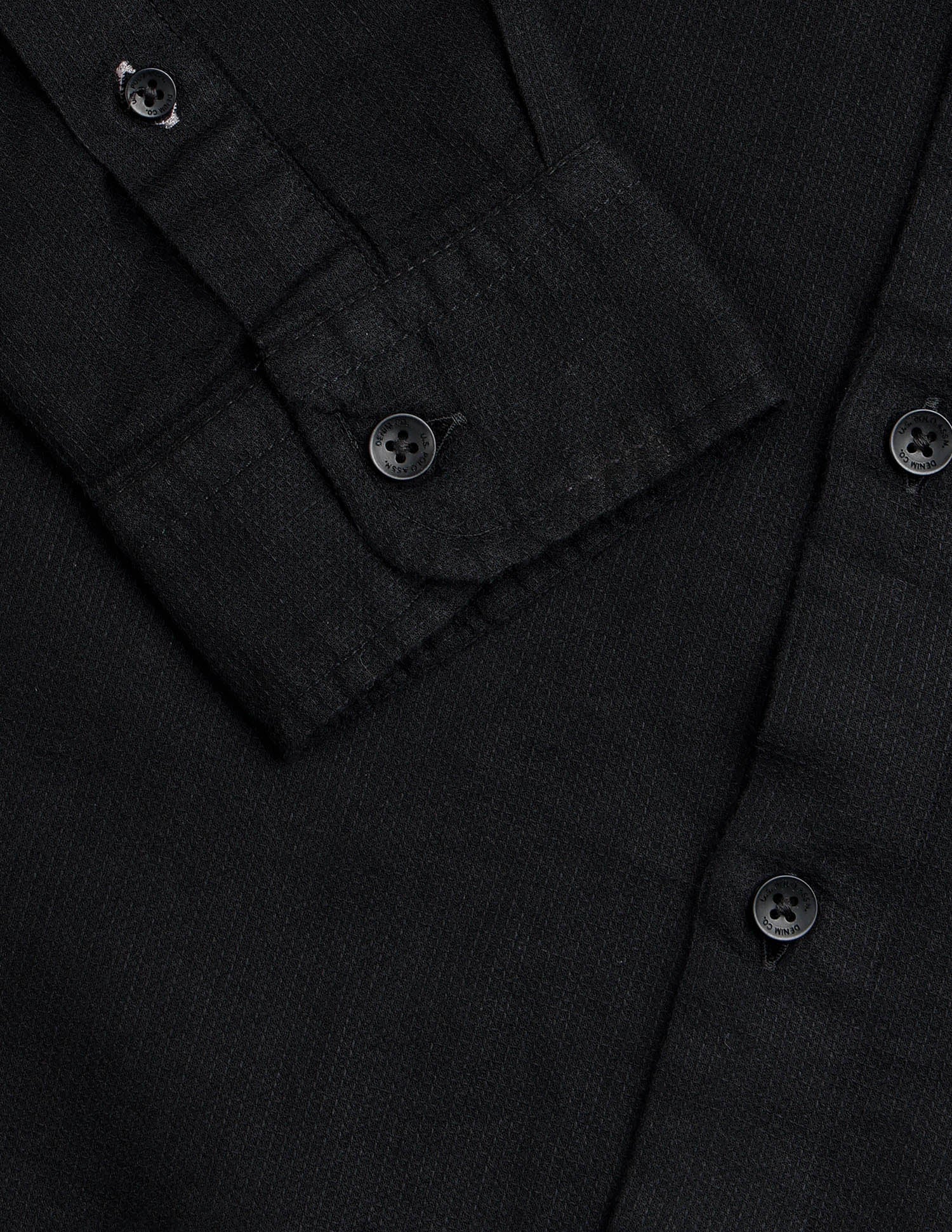 Dobby Slim Fit Shirt Black - U.S. POLO ASSN. | Large