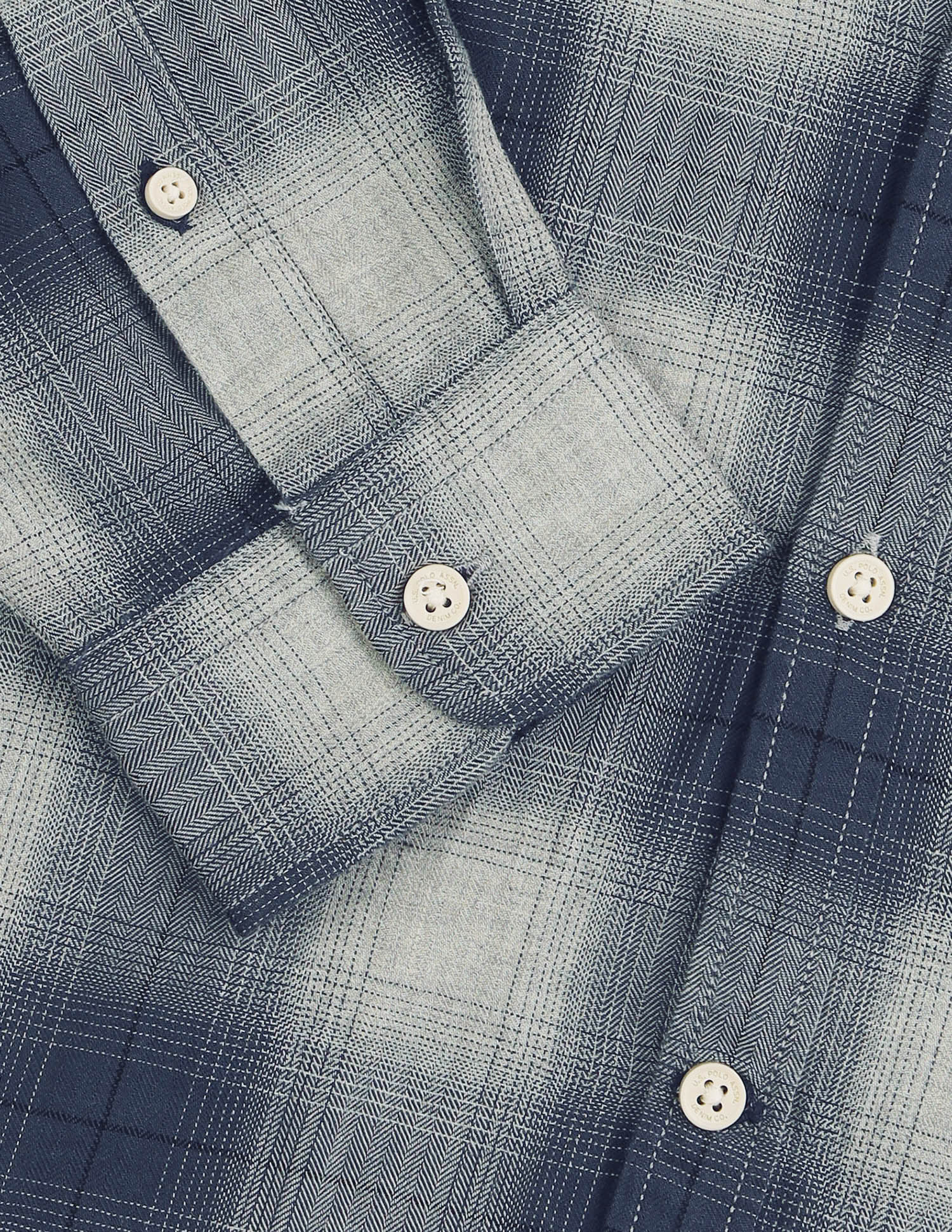 Plaid Checked Twill Shirt Teal - U.S. Polo Assn. India | Large
