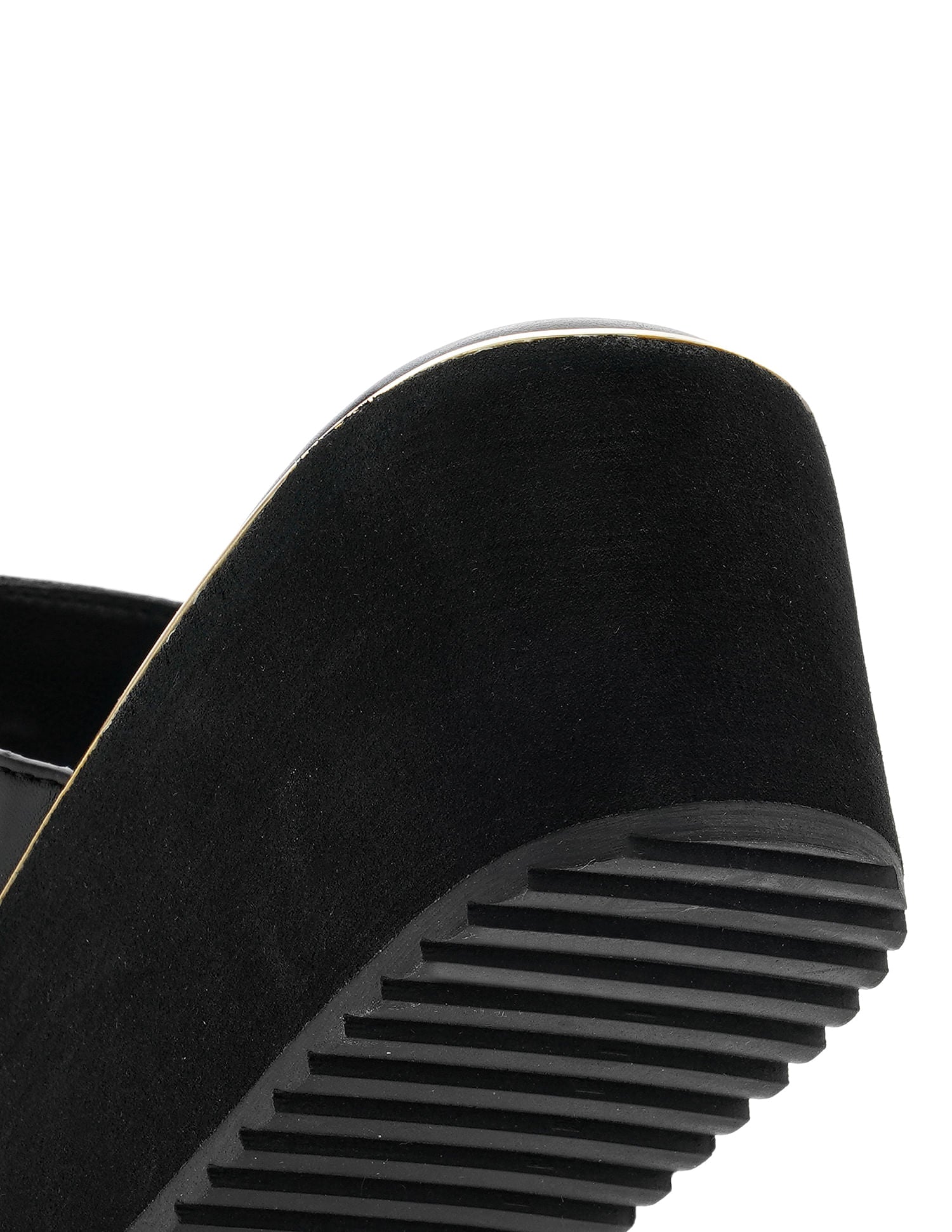 Women Open Toe Elettra Wedge Sandals Black - U.S. POLO ASSN. | Large