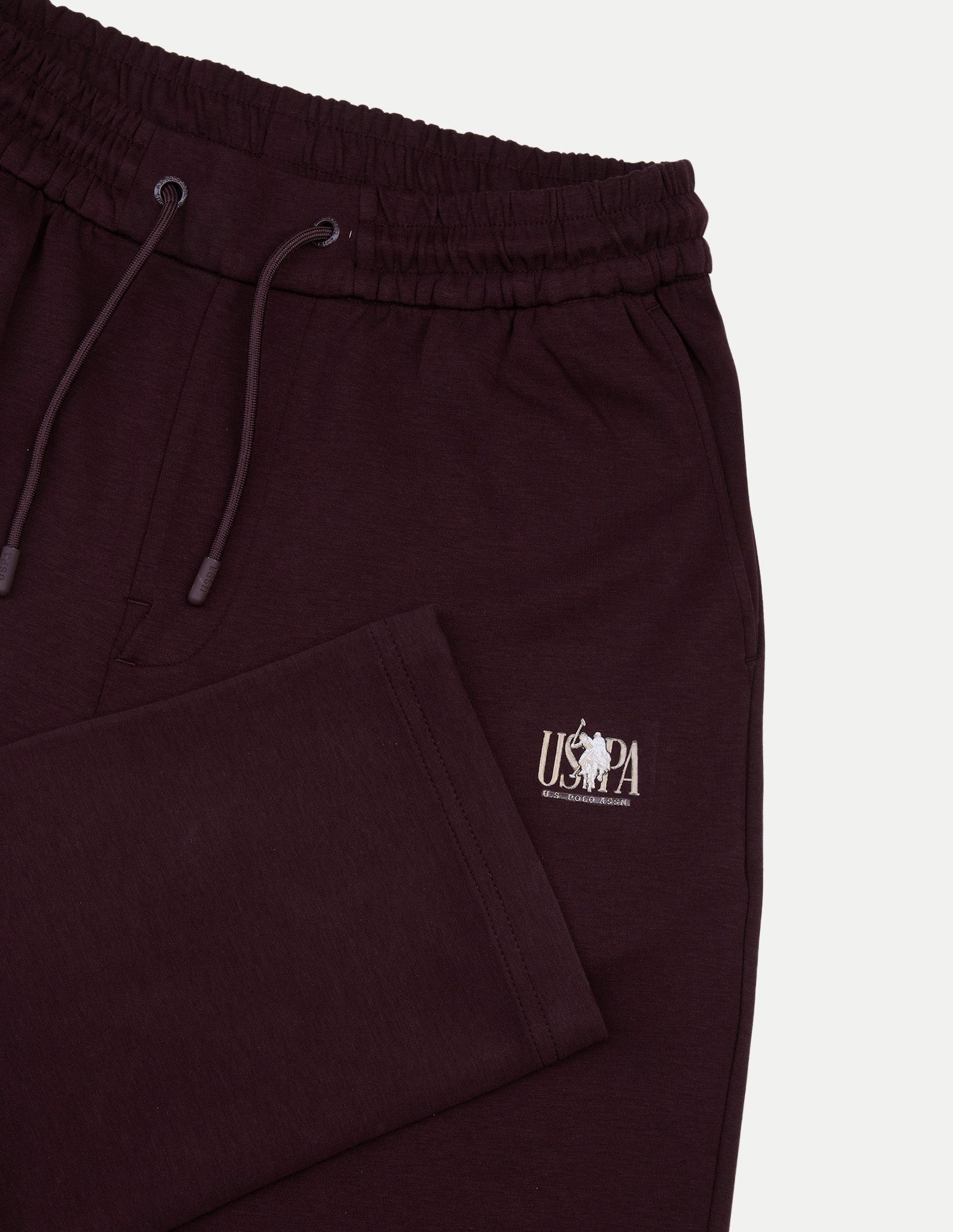 Mid Rise Regular Fit Track Pants Wine - U.S. Polo Assn. India | Large