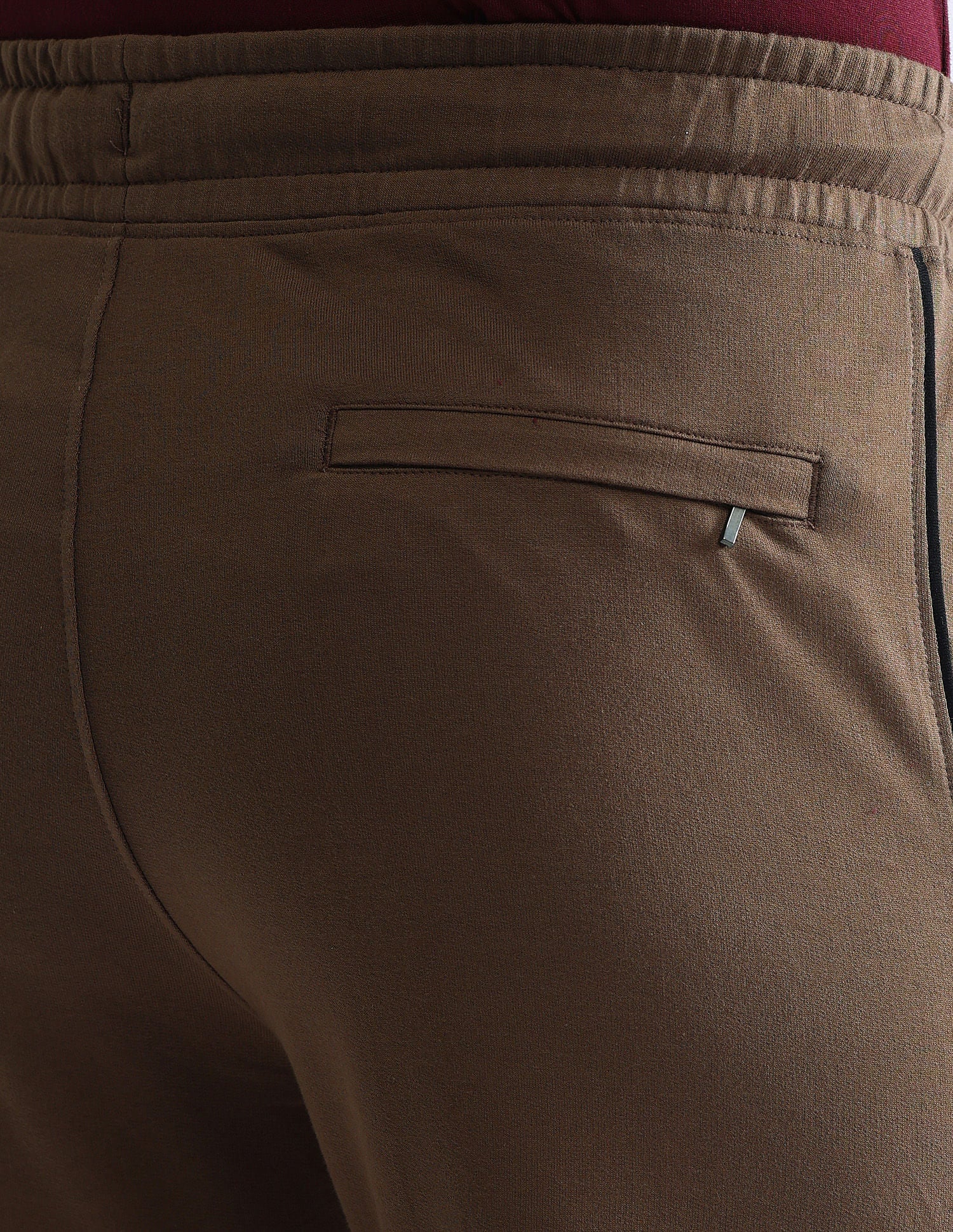 Pure Cotton Solid OJ003 Joggers - Pack Of 1 Coffee - U.S. POLO ASSN. | Large