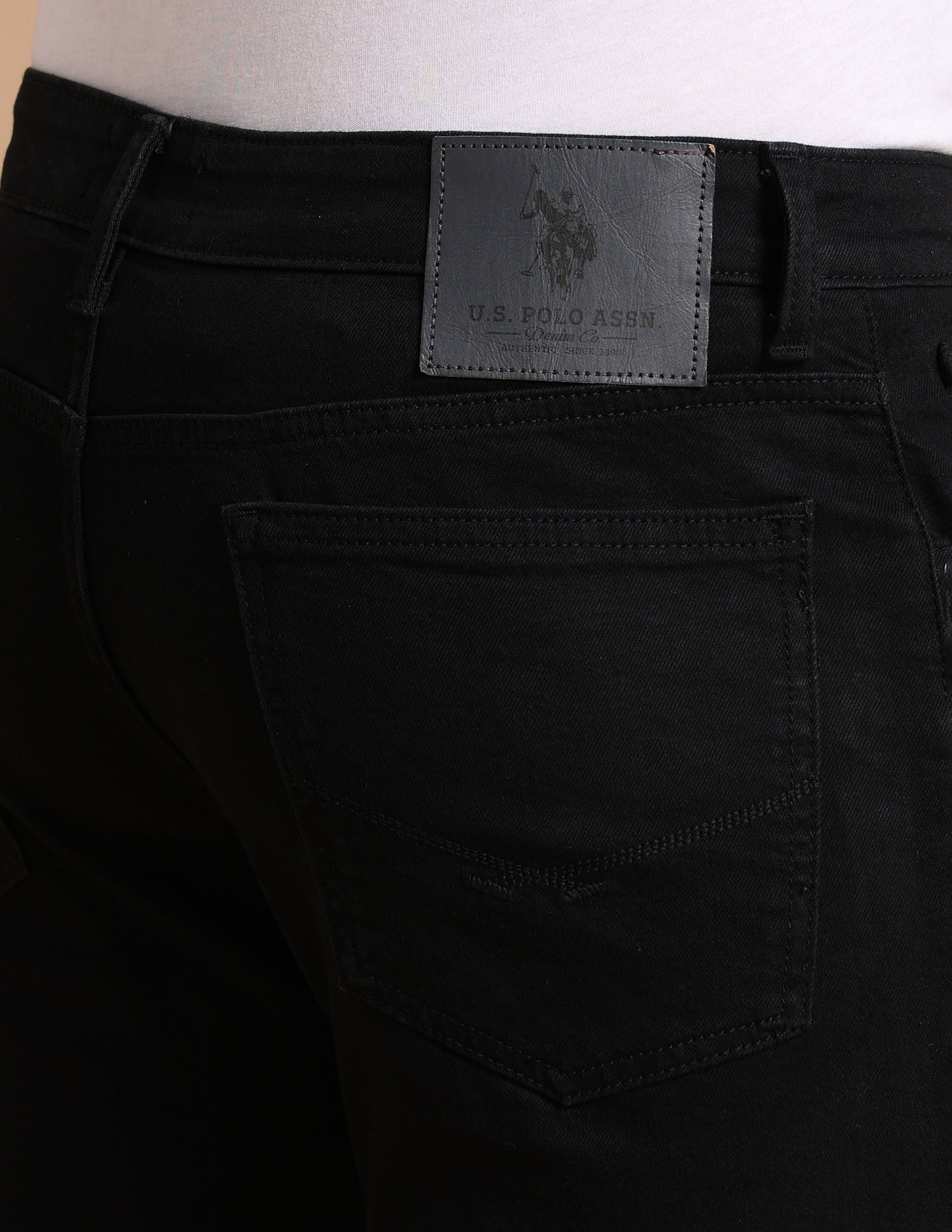 Regallo Skinny Fit Jeans Black - U.S. POLO ASSN. | Large