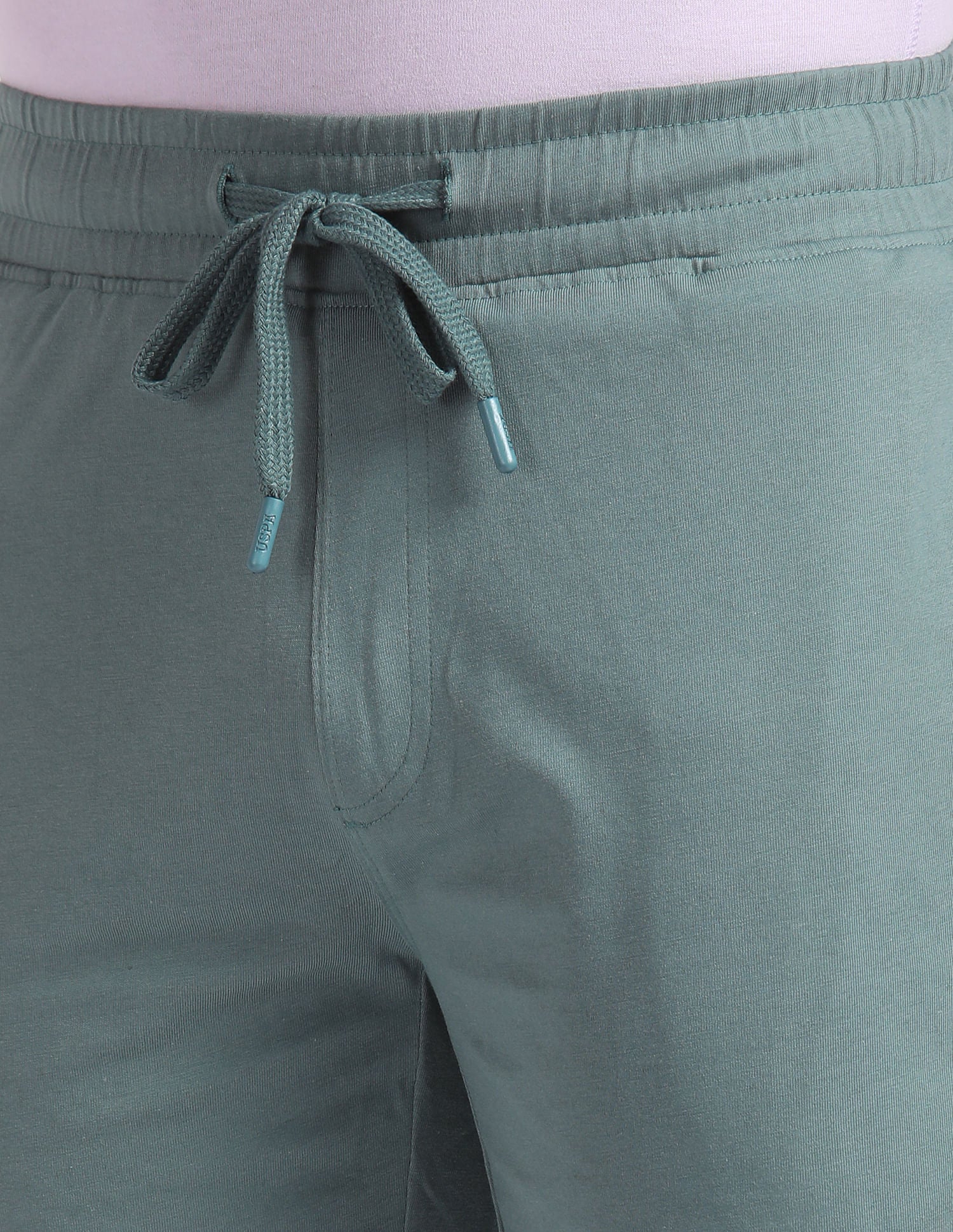 Solid LS002 Lounge Shorts - Pack Of 1 Light Green - U.S. POLO ASSN. | Large