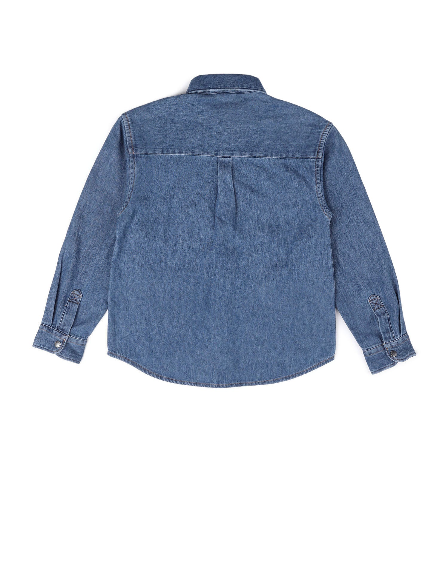 Boys Solid Twill Shirt Indigo - U.S. POLO ASSN. | Large