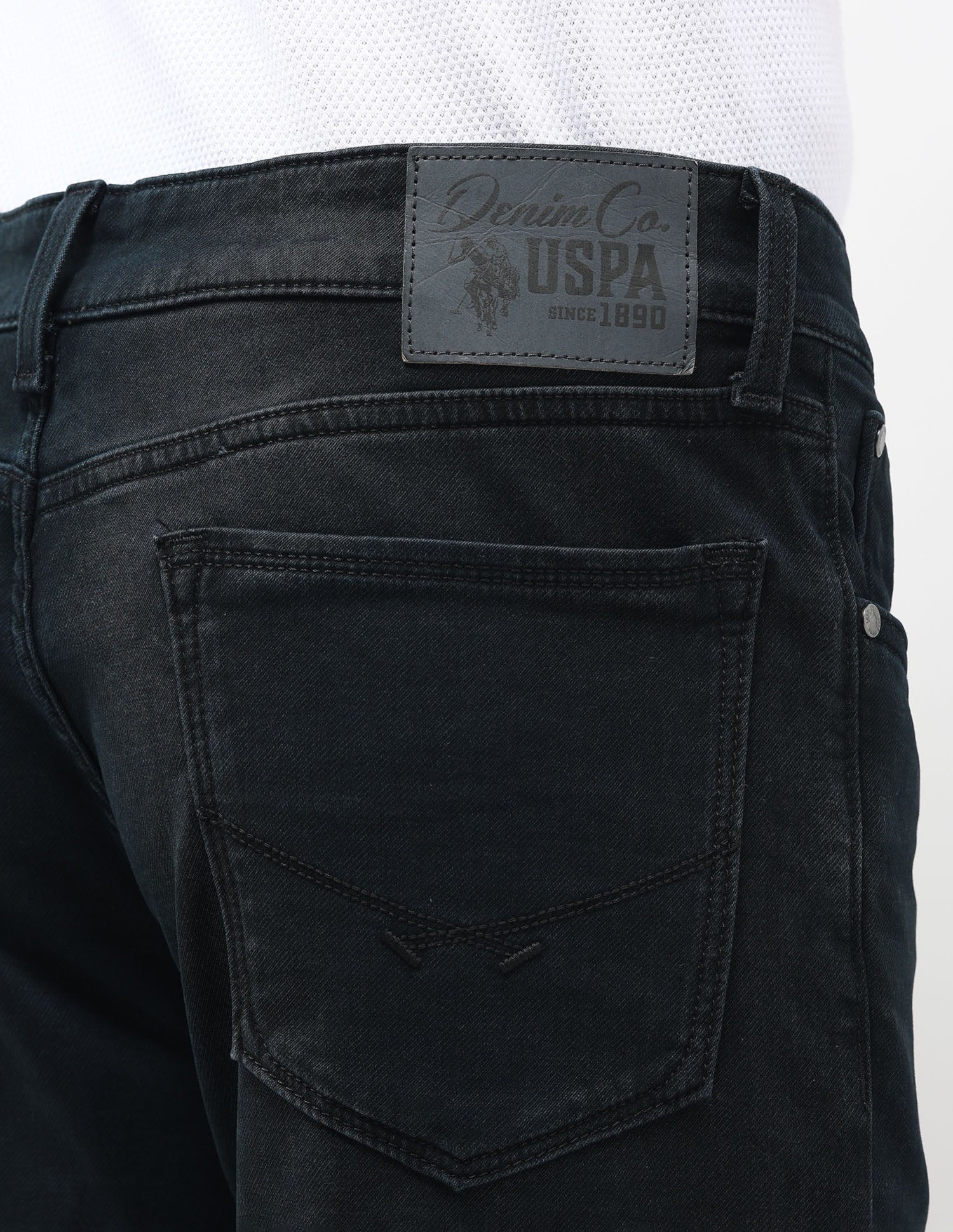 Regallo Skinny Fit Blue Jeans Dark Blue - U.S. POLO ASSN. | Large