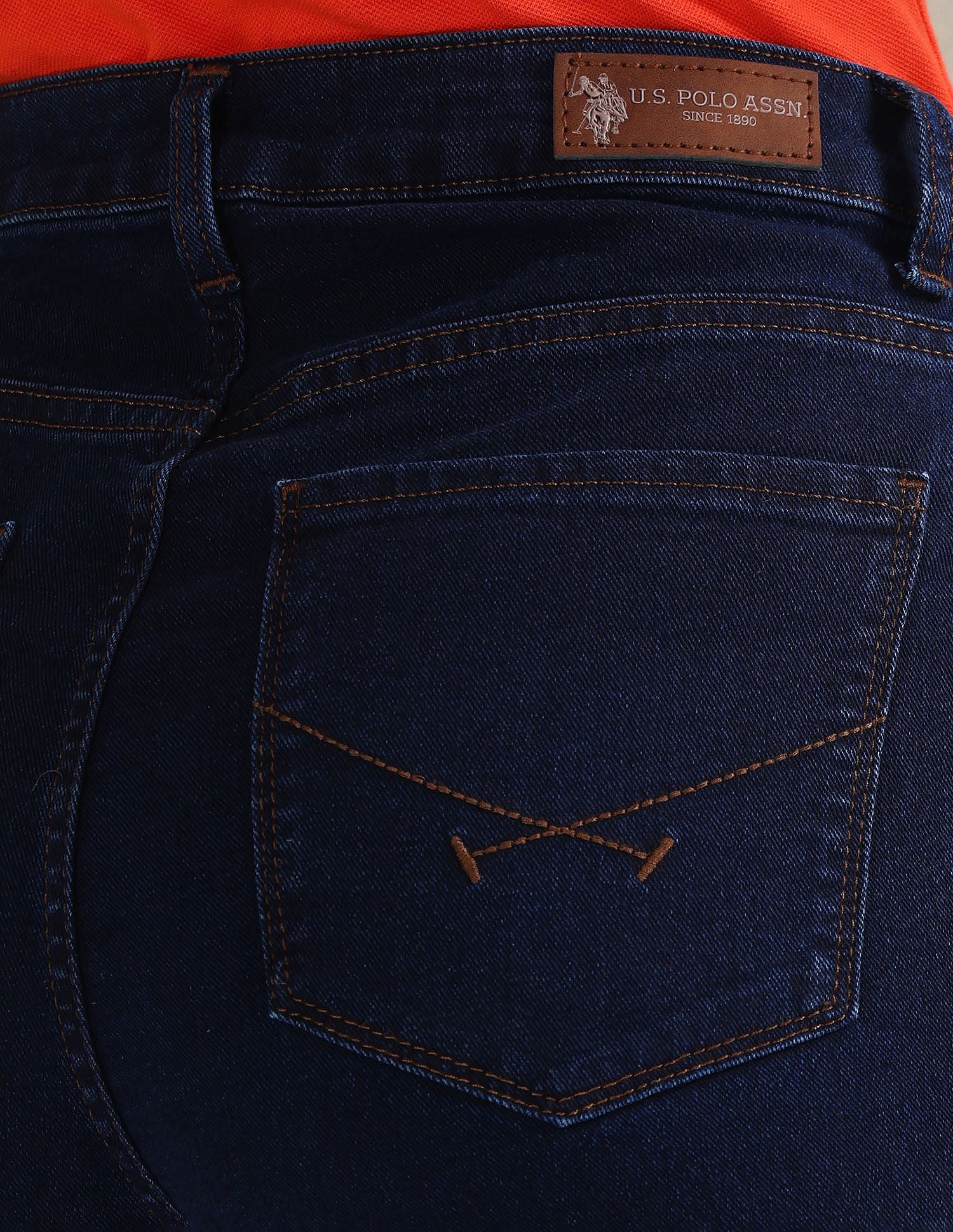 Straight Fit Blue Jeans Blue - U.S. POLO ASSN. | Large