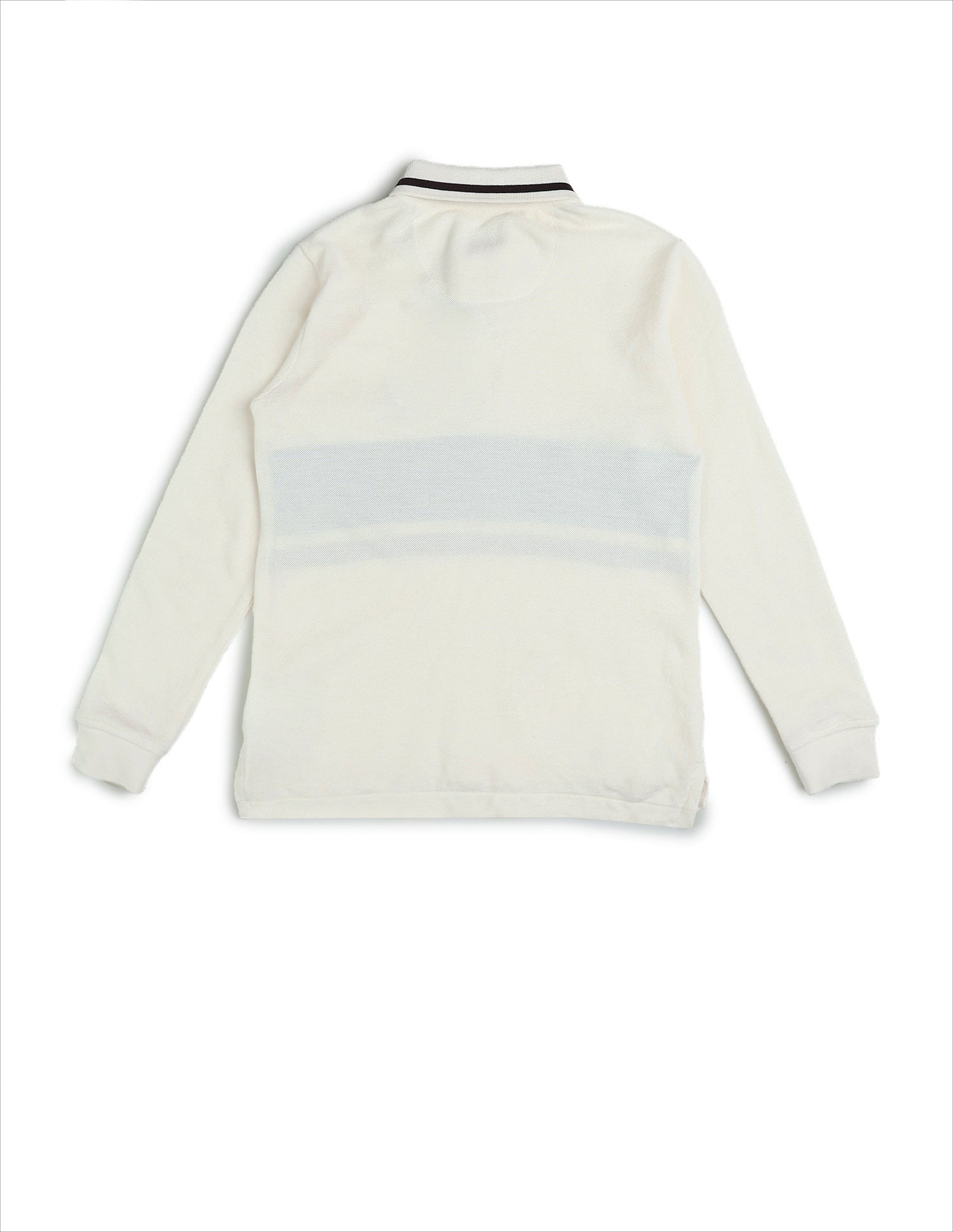 Boys Brand Printed Regular Fit Polo Shirt Off White - U.S. POLO ASSN. | Large