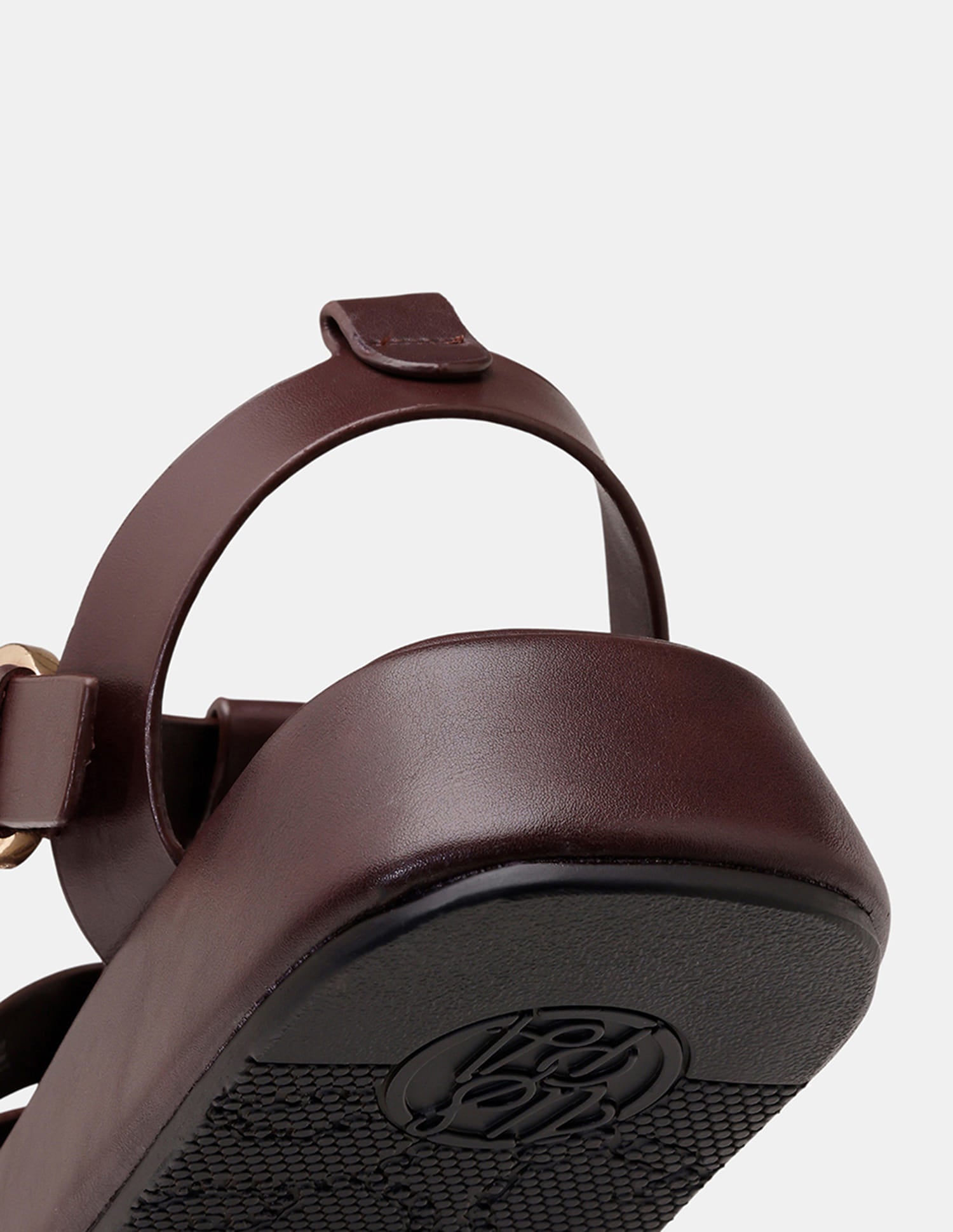 Women Multi Strap Nara Buckle Sandals Dark Brown - U.S. Polo Assn. India | Large