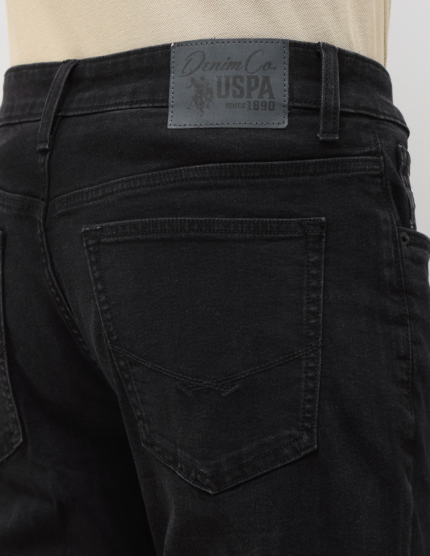 Connor Bootcut Black Jeans Black - U.S. POLO ASSN. | Large