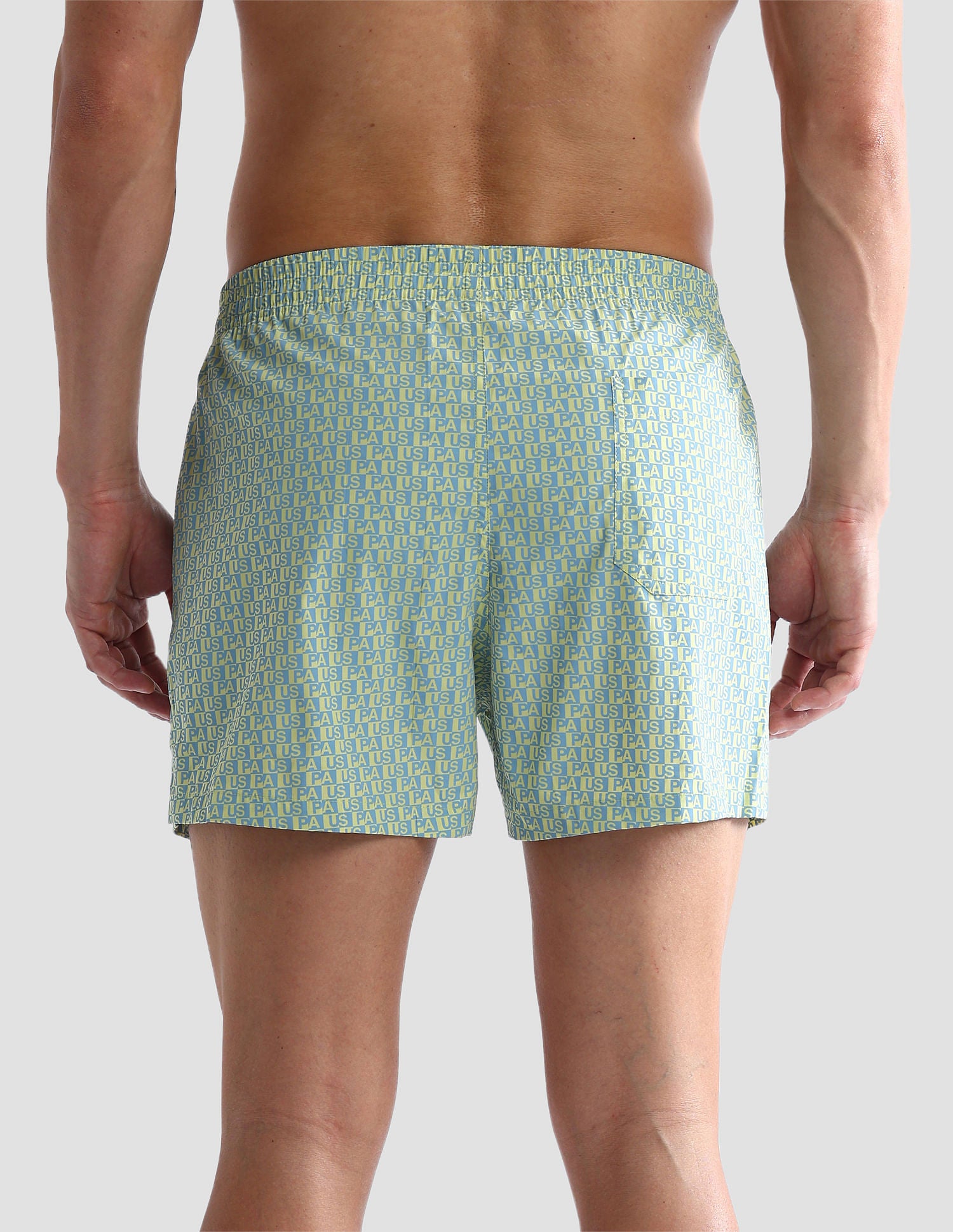 Mid Rise Soft Cotton OEX02 Boxers - Pack Of 2 Green and Blue - U.S. POLO ASSN. | Large