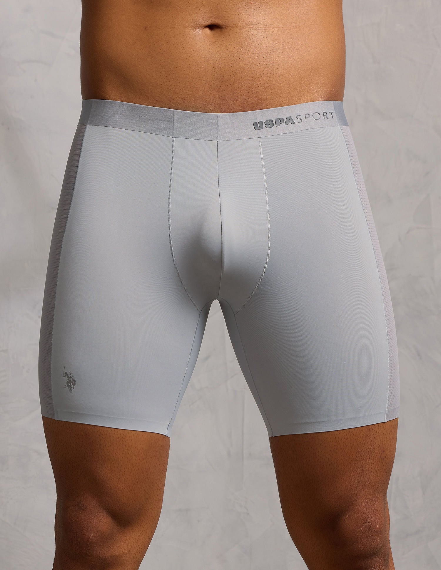 Micro Fibre Seamless Long Trunk Grey - U.S. POLO ASSN. | Large