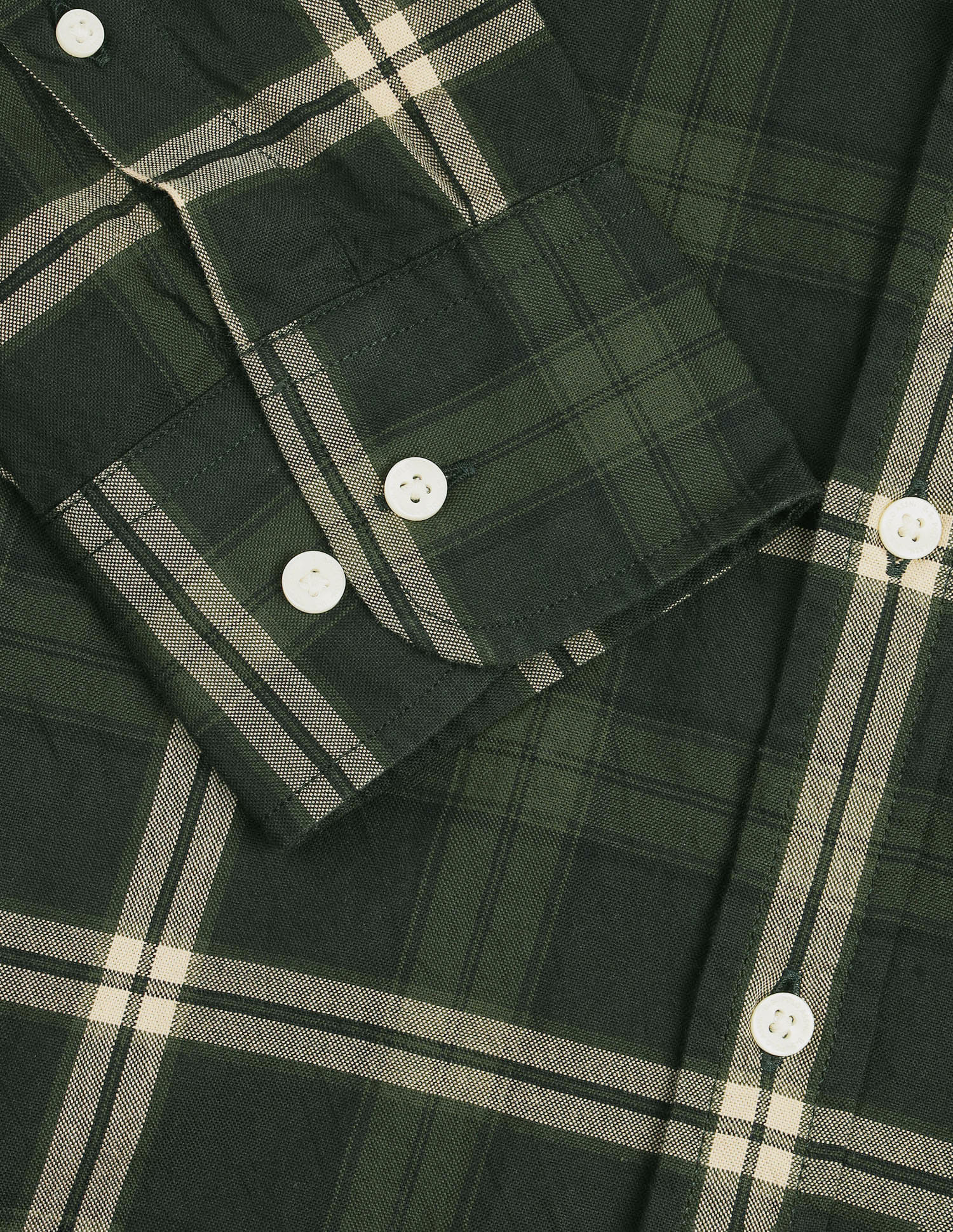 Grid Tattersall Checked Regular Fit Shirt Green - U.S. Polo Assn. India | Large