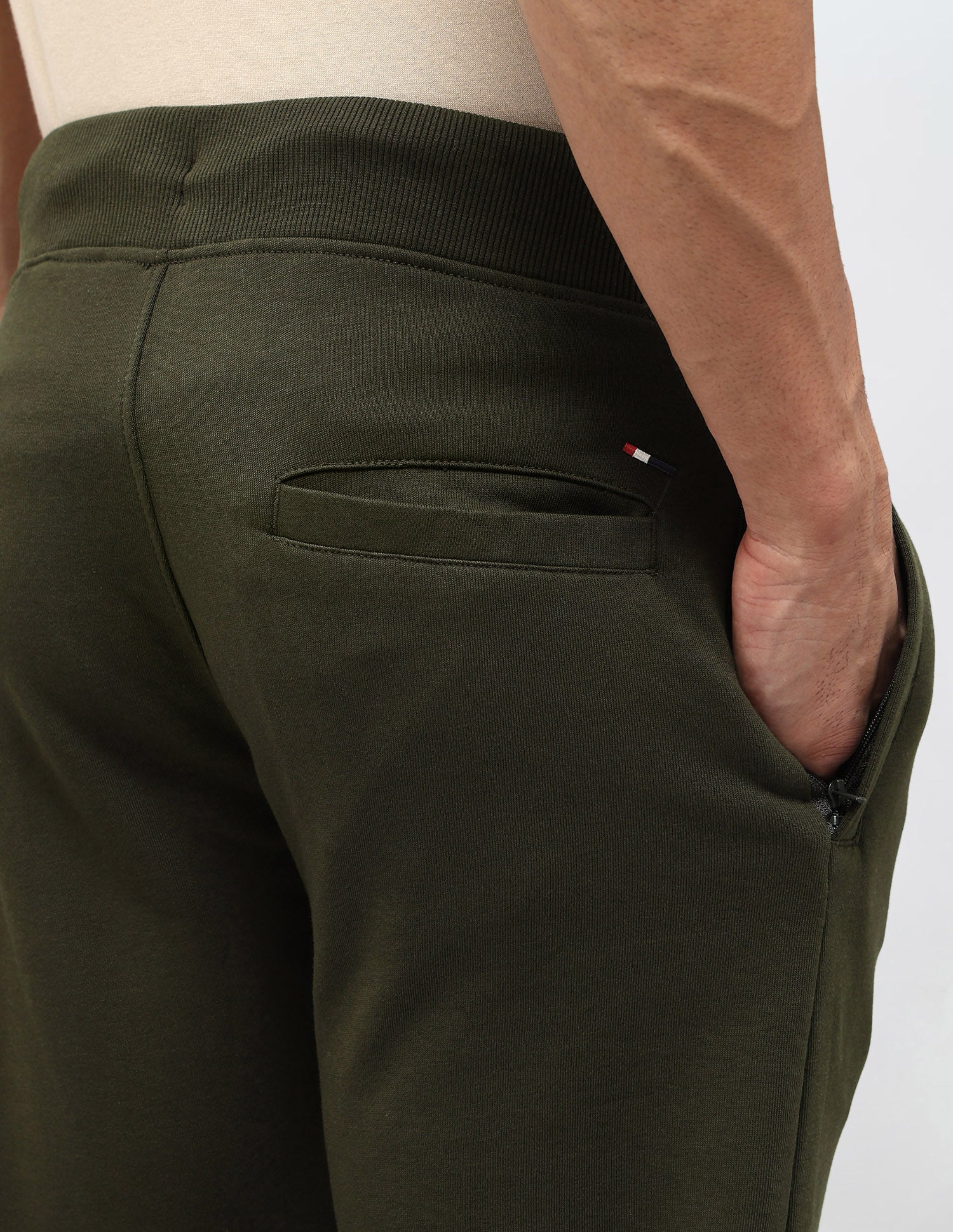 Solid Regular Fit Track Pants Olive - U.S. POLO ASSN. | Large