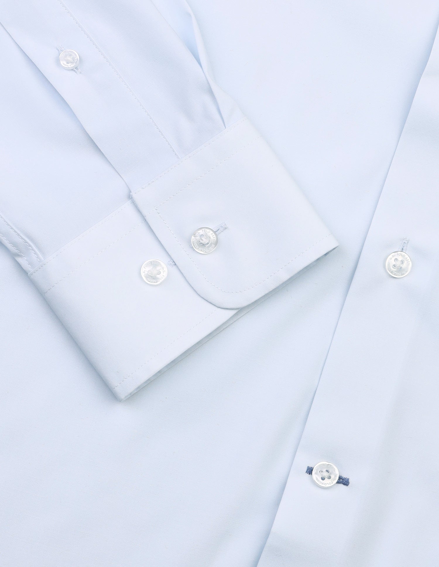 Solid Tailored Fit Shirt Light Blue - U.S. Polo Assn. India | Large