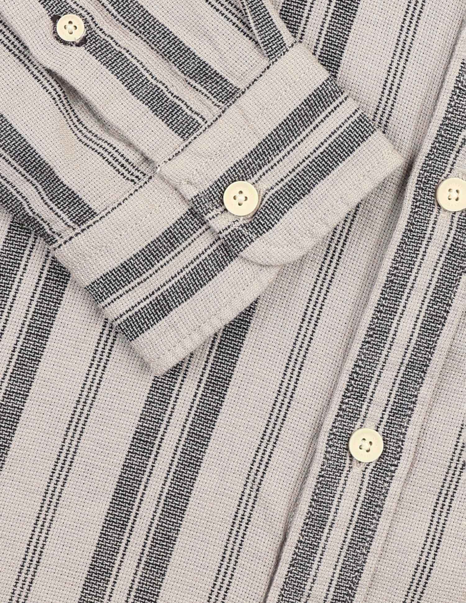 Vertical Striped Regular Fit Shirt Medium Grey - U.S. Polo Assn. India | Large