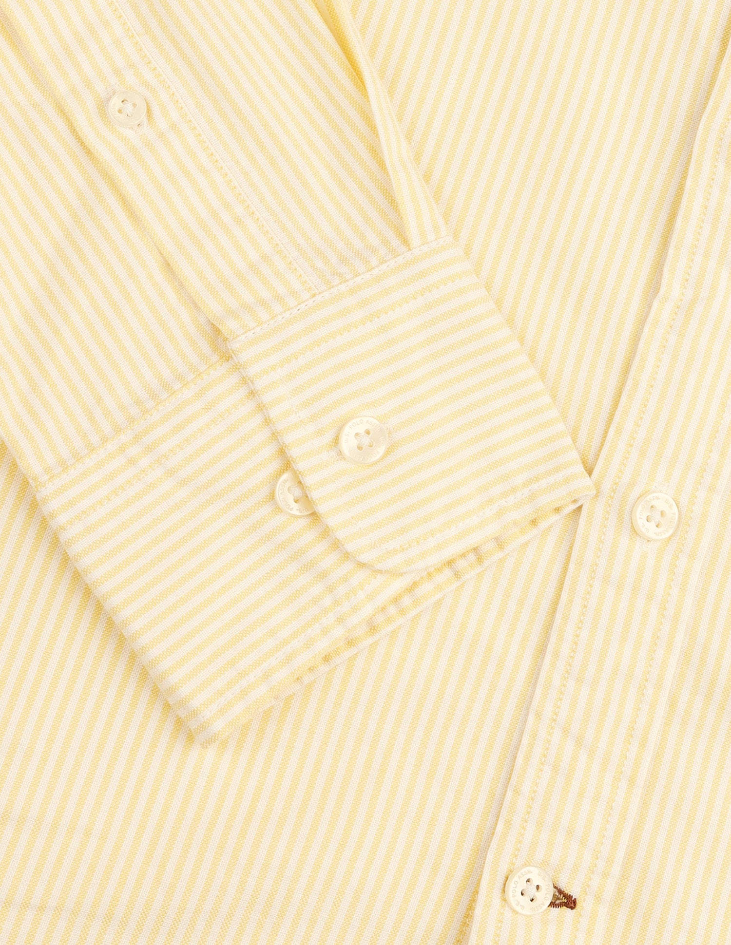 Vertical Striped Oxford Shirt Yellow - U.S. Polo Assn. India | Large