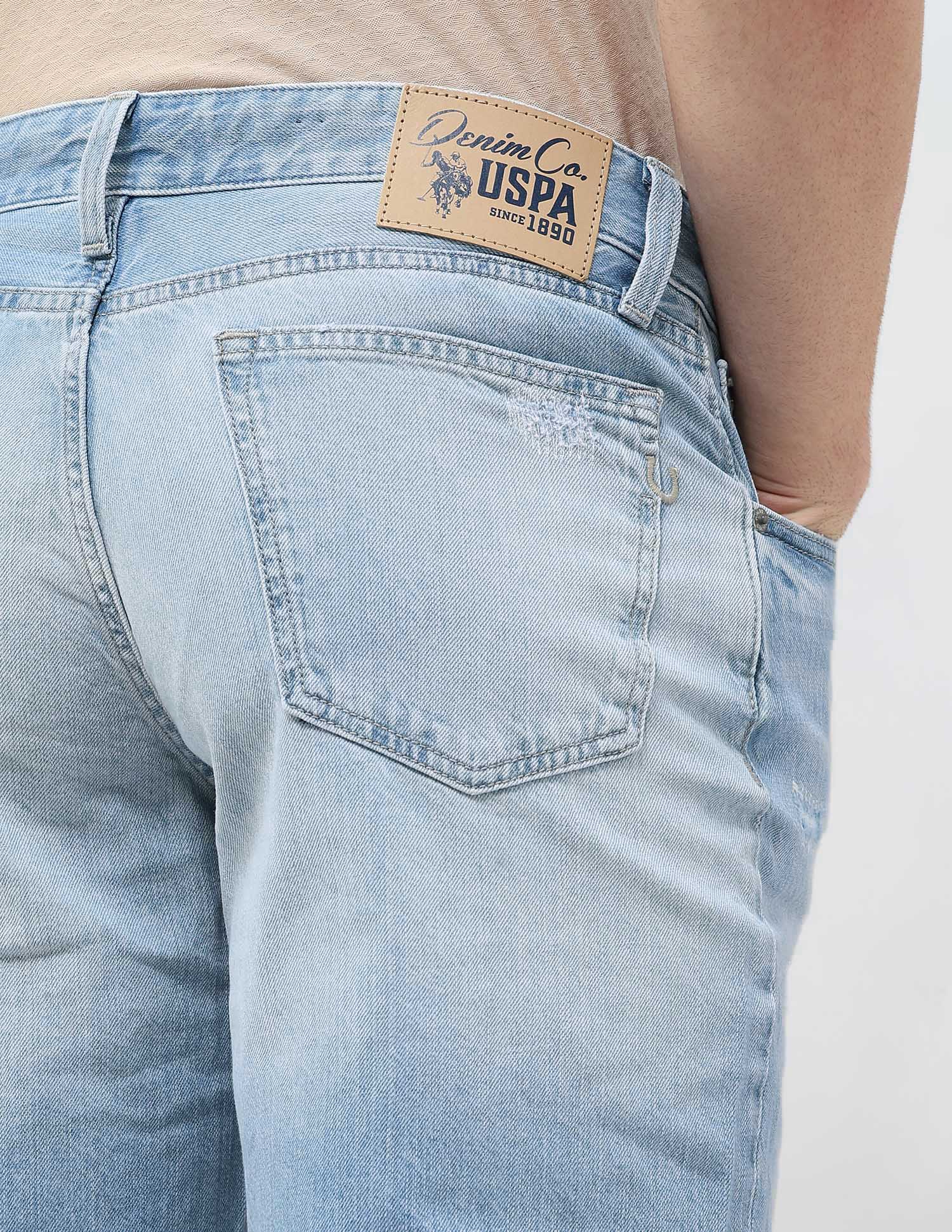 Shawn Relaxed Fit Blue Jeans Blue - U.S. POLO ASSN. | Large