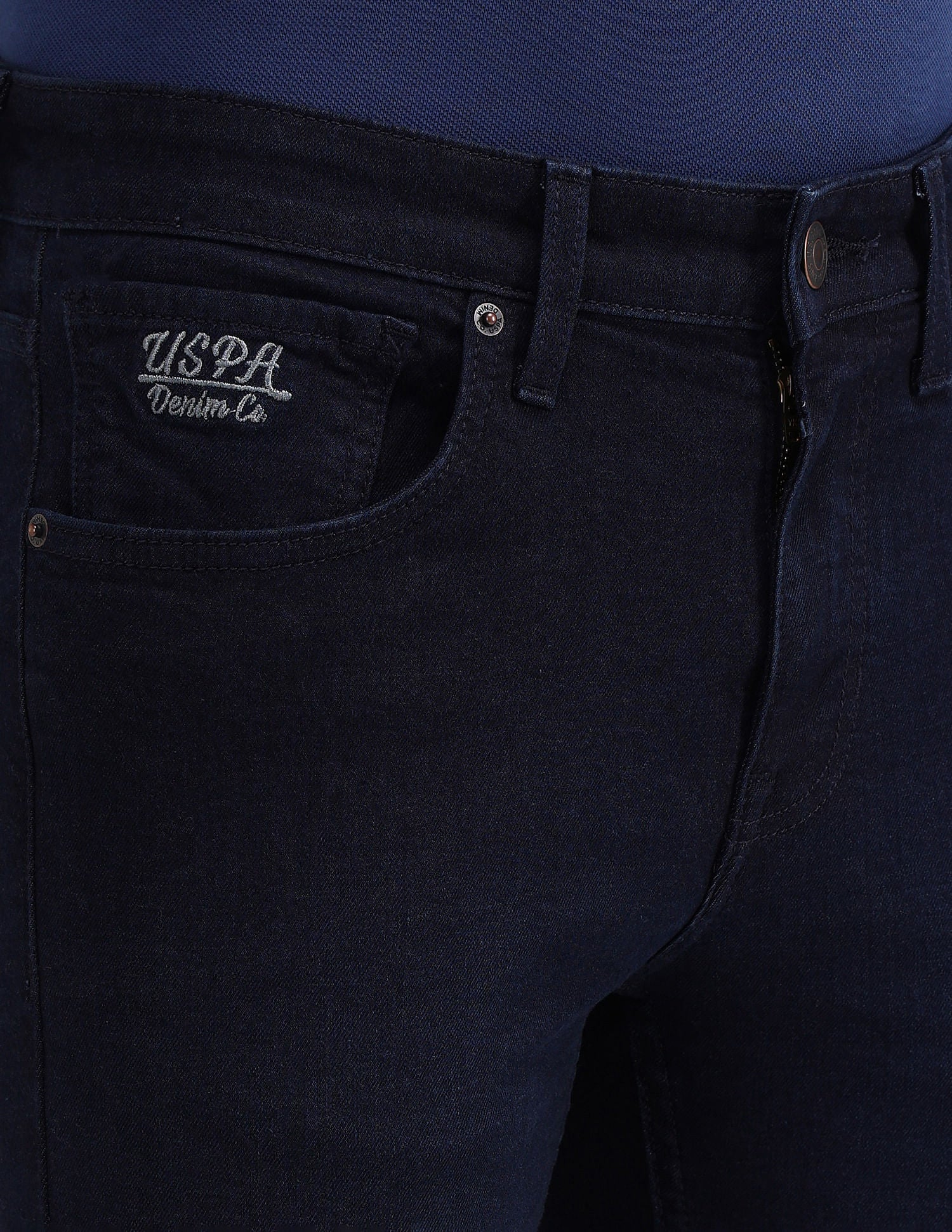 Regallo Skinny Blue Jeans Blue - U.S. Polo Assn. India | Large