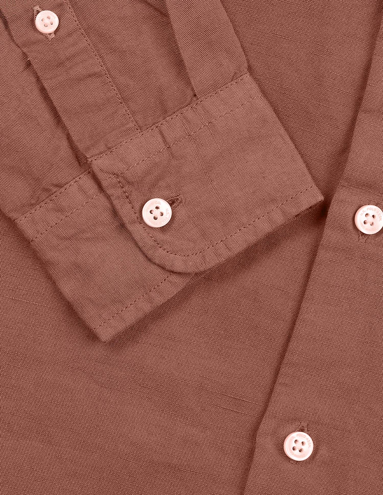 Solid Regular Fit Shirt Rust - U.S. Polo Assn. India | Large