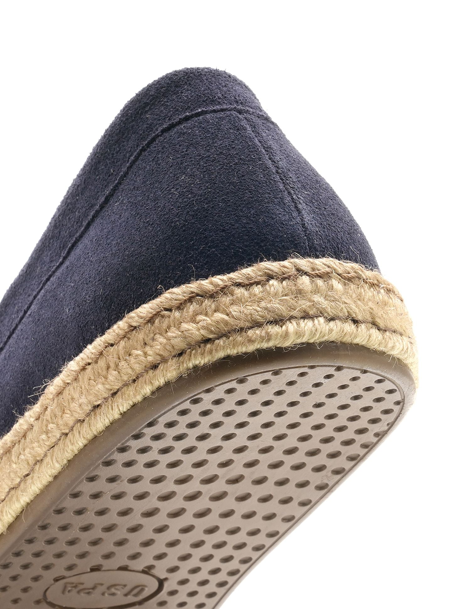 Mens Oudi Suede Slip-On Shoes Navy - U.S. POLO ASSN. | Large