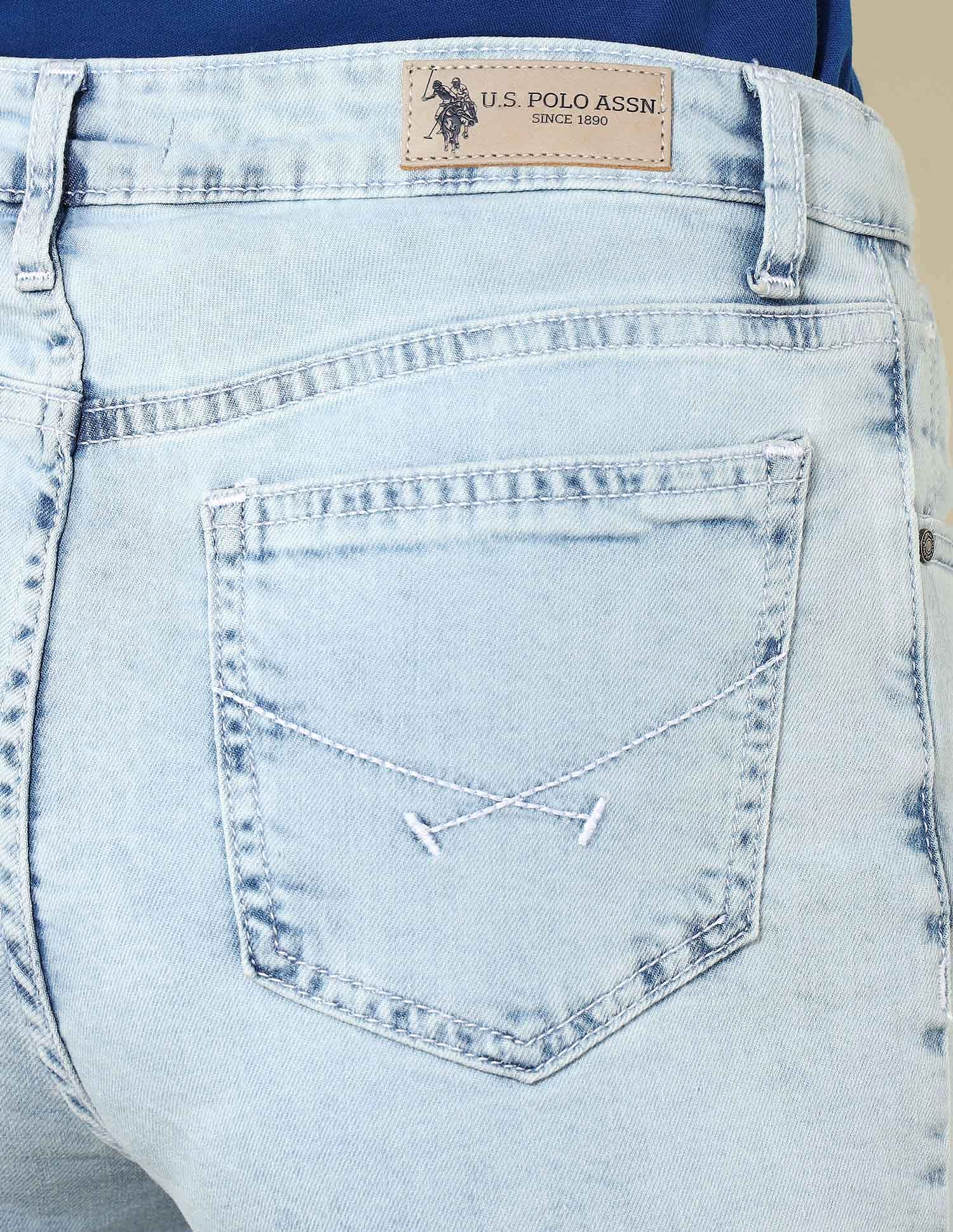 Tipped Collar Regular Fit Polo Shirt Off White - U.S. POLO ASSN. | Large