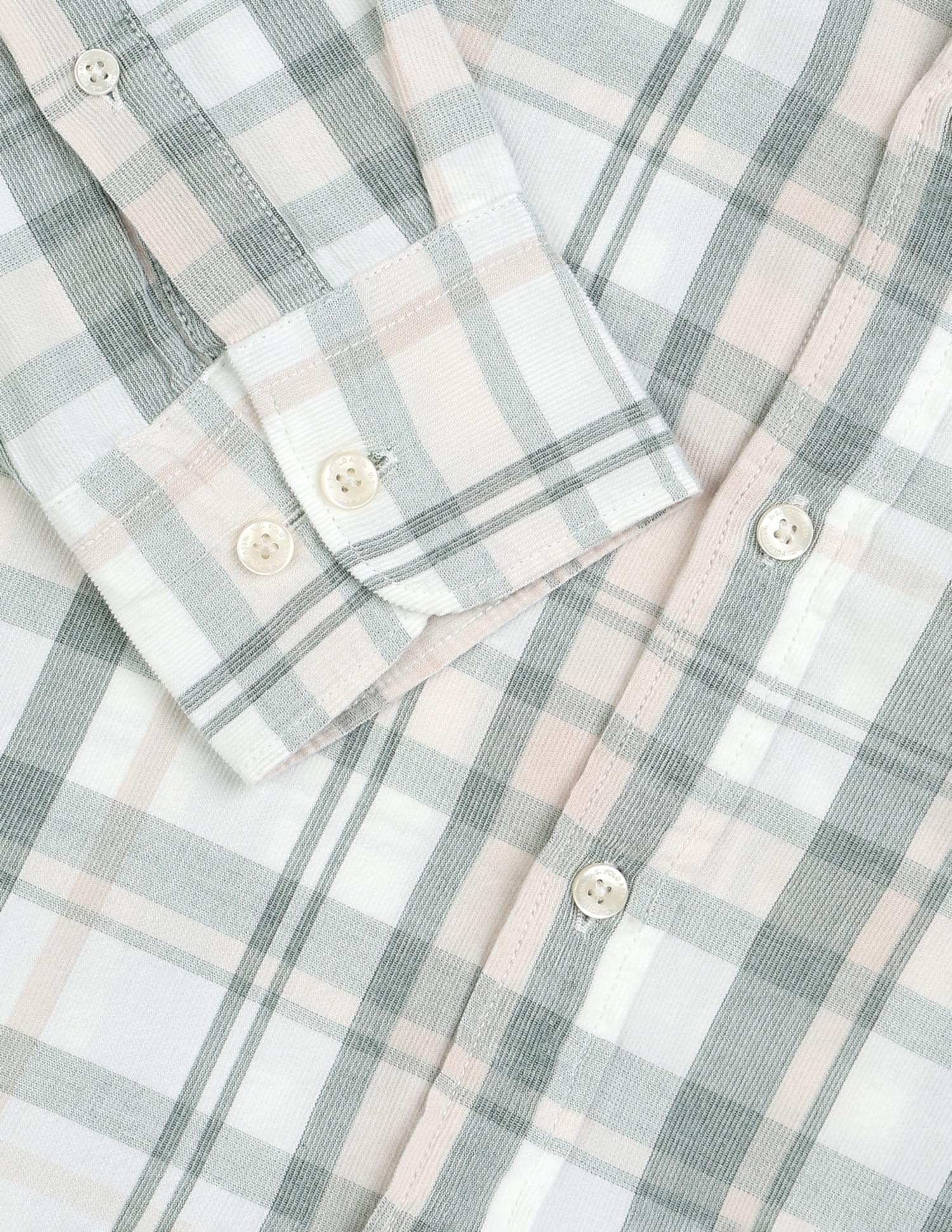 Tartan Checked Tailored Fit Shirt Sage - U.S. POLO ASSN. | Large