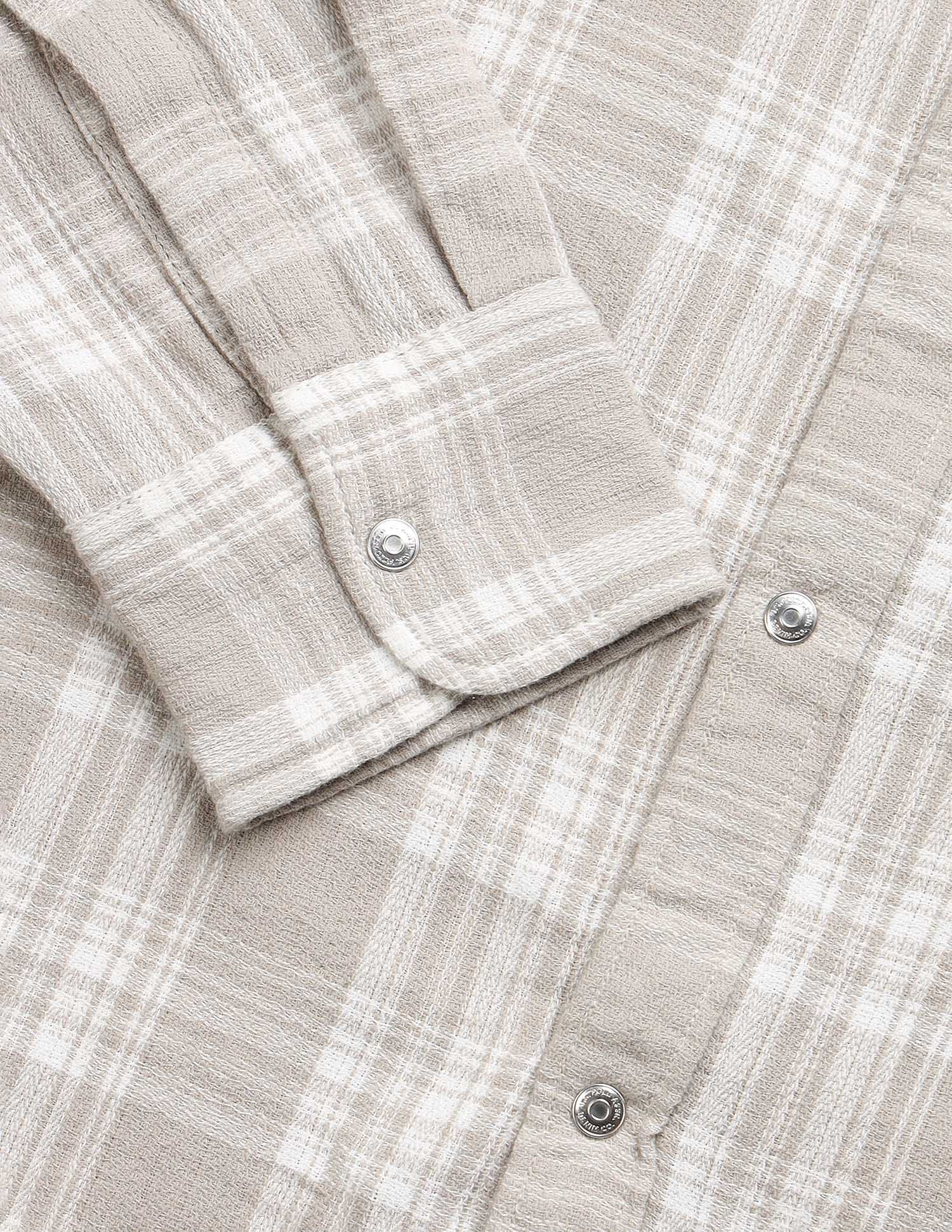 Tartan Checked Dobby Shirt Khaki - U.S. Polo Assn. India | Large