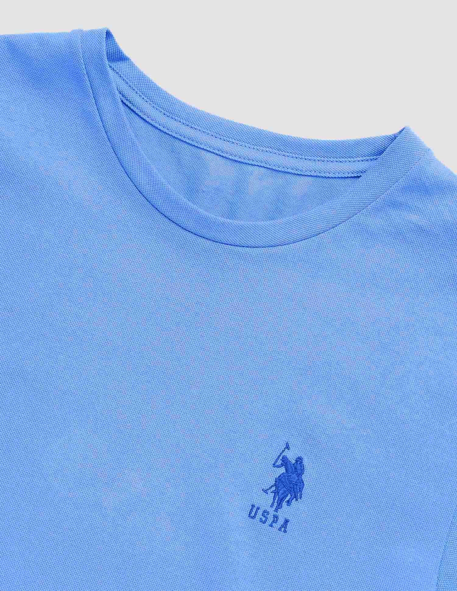 Solid Comfort Fit Loungewear T-Shirt Mirage Gray - U.S. POLO ASSN. | Large