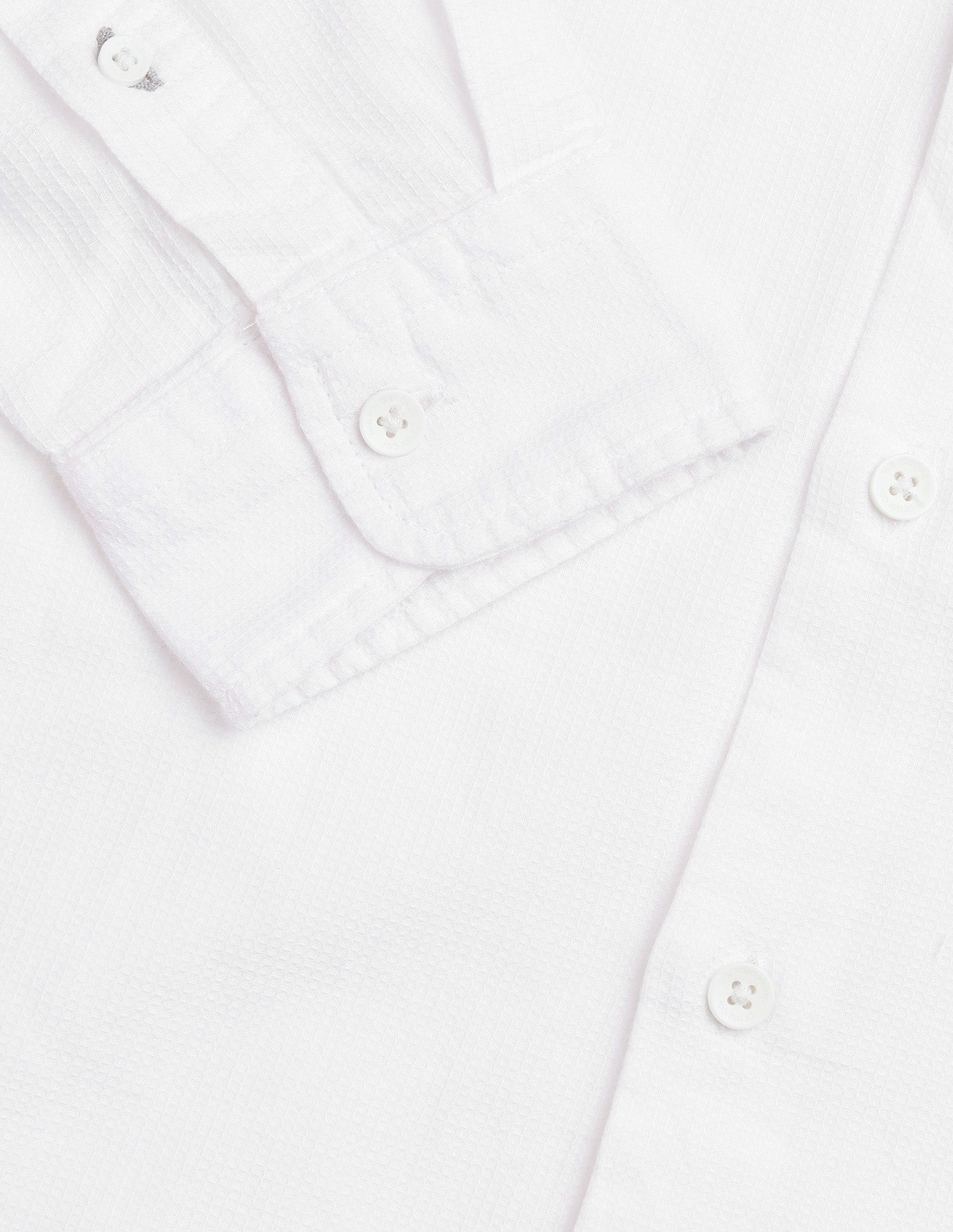 Dobby Slim Fit Shirt White - U.S. POLO ASSN. | Large