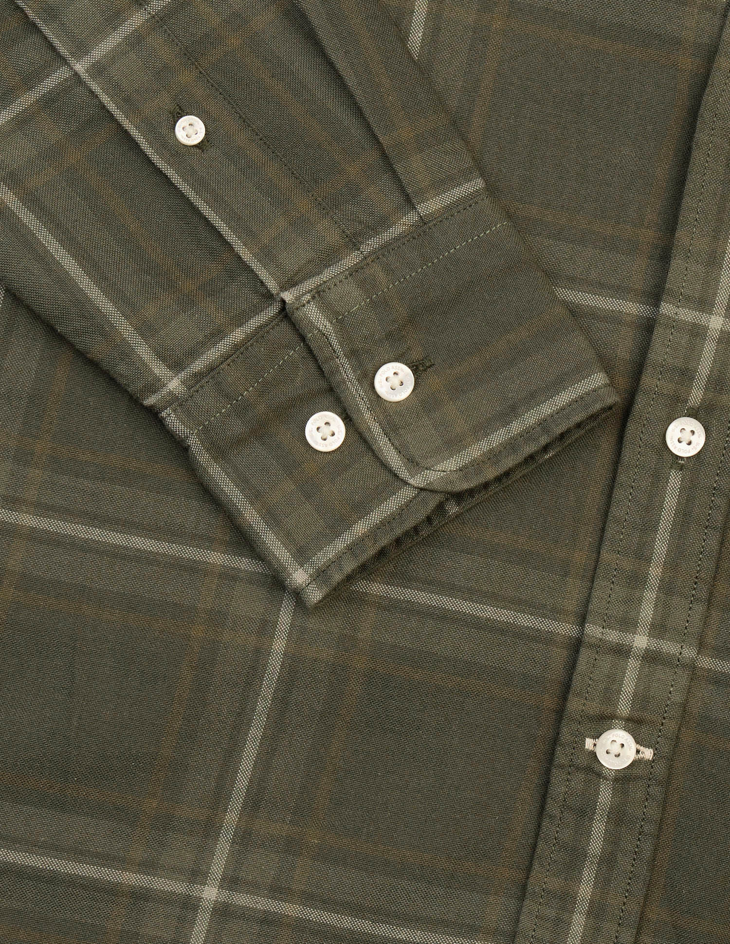 Grid Tattersall Checked Regular Fit Shirt Olive - U.S. Polo Assn. India | Large