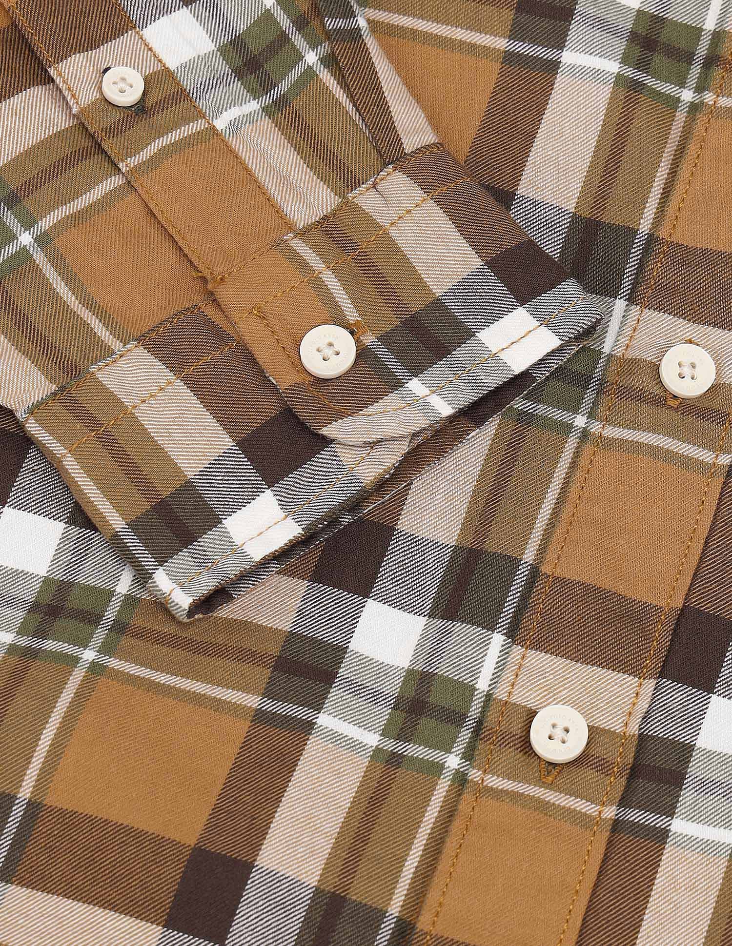 Slim Fit Twill Shirt Mustard - U.S. Polo Assn. India | Large