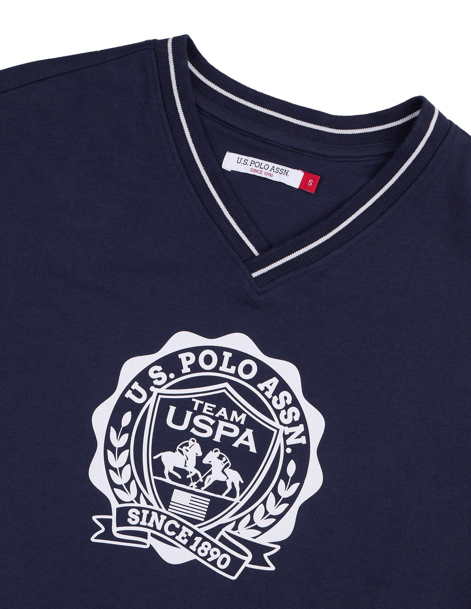 Graphic Brand Printed Oversized Fit Sweatshirt Navy - U.S. Polo Assn. India | Large