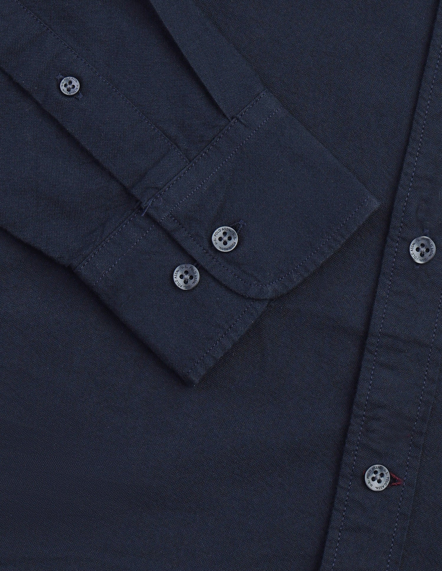 Oxford Tailored Fit Button-Down Shirt Navy - U.S. Polo Assn. India | Large