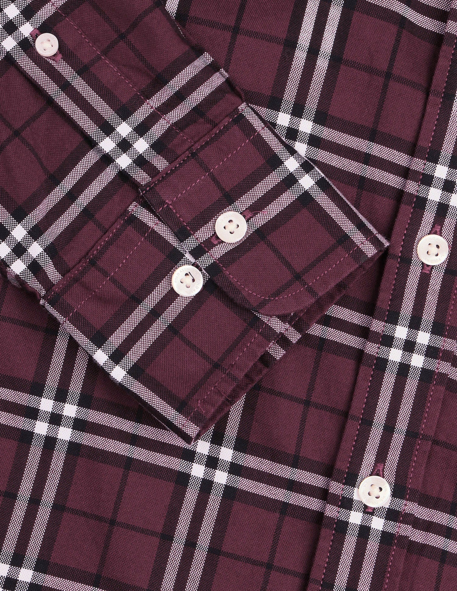 Grid Tattersall Checked Tailored Fit Shirt Red - U.S. Polo Assn. India | Large