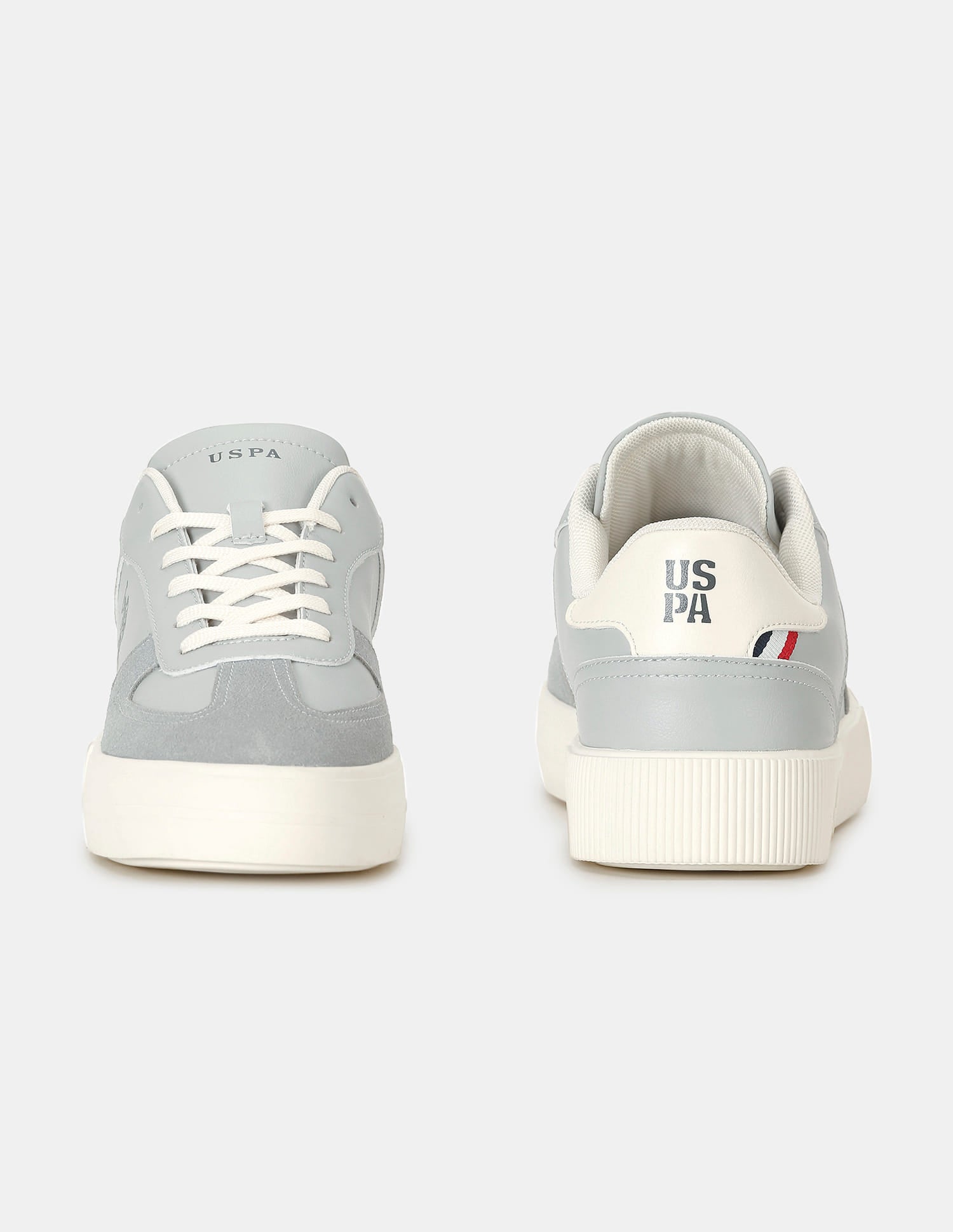 Men Colour Blocked Palfrey Sneakers Grey - U.S. Polo Assn. India | Large
