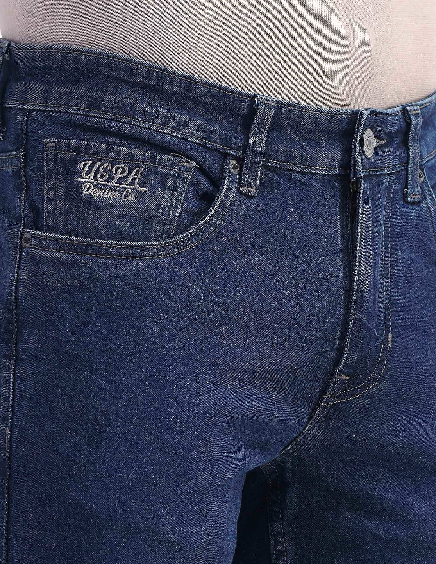 Slim Fit Mid Rise Jeans Blue - U.S. POLO ASSN. | Large